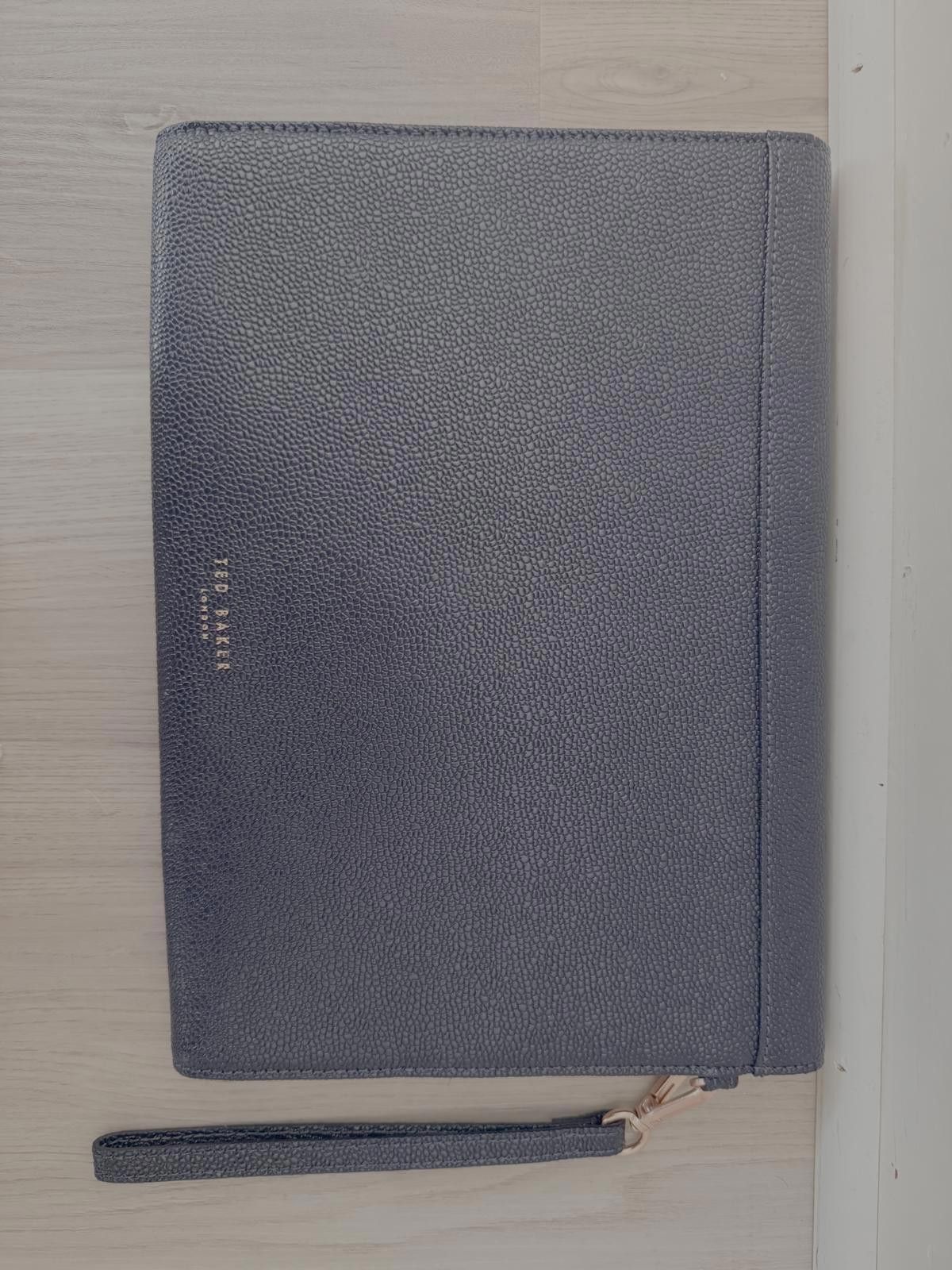 Ted Baker Ted Baker Krystan Leather Envelope Clutch- Navy Size ONE SIZE - 5 Thumbnail