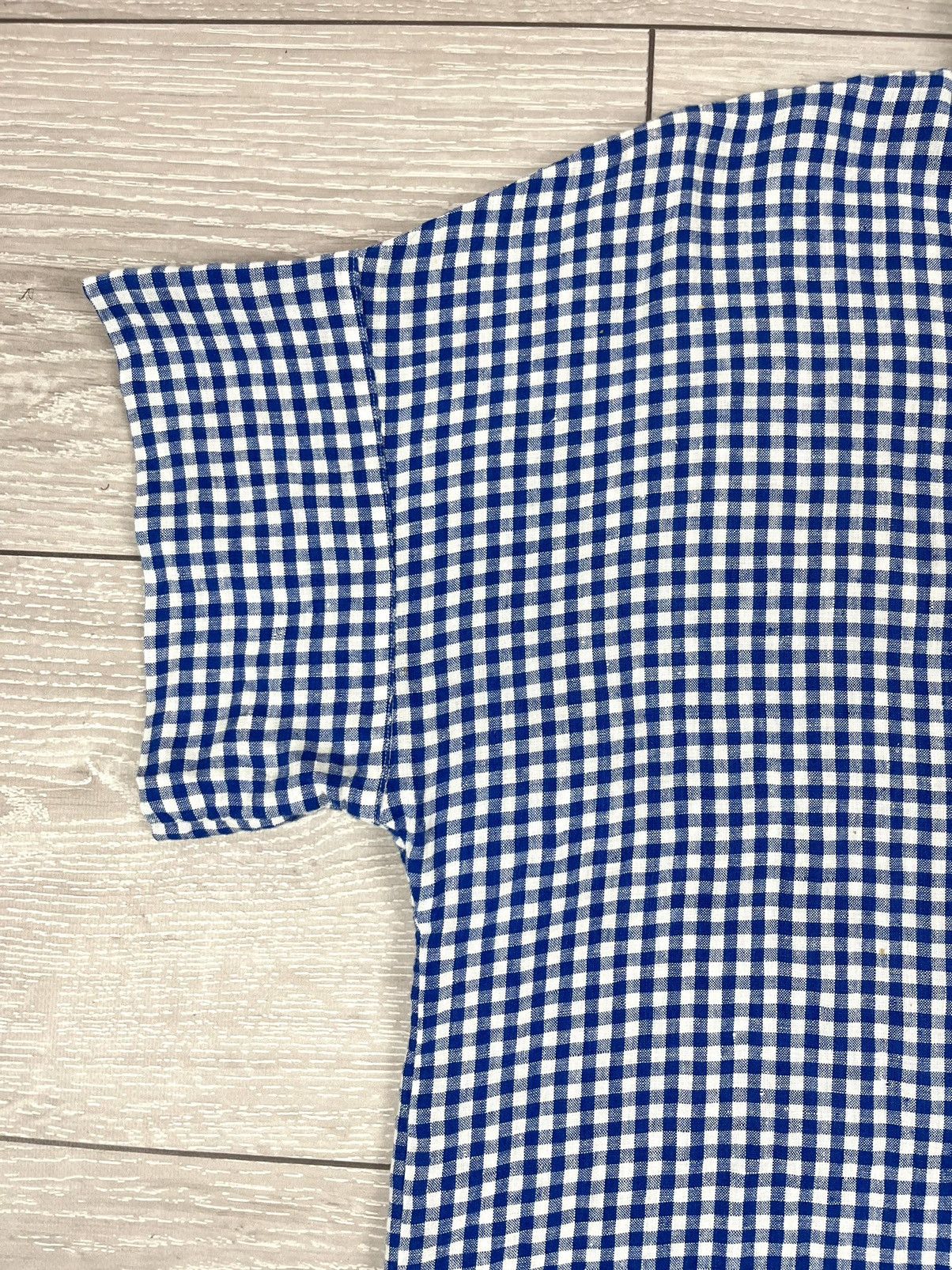 Ralph Lauren Ralph Lauren Black Label 100% Linen Checkered Button Shirt Size US XL / EU 56 / 4 - 6 Thumbnail