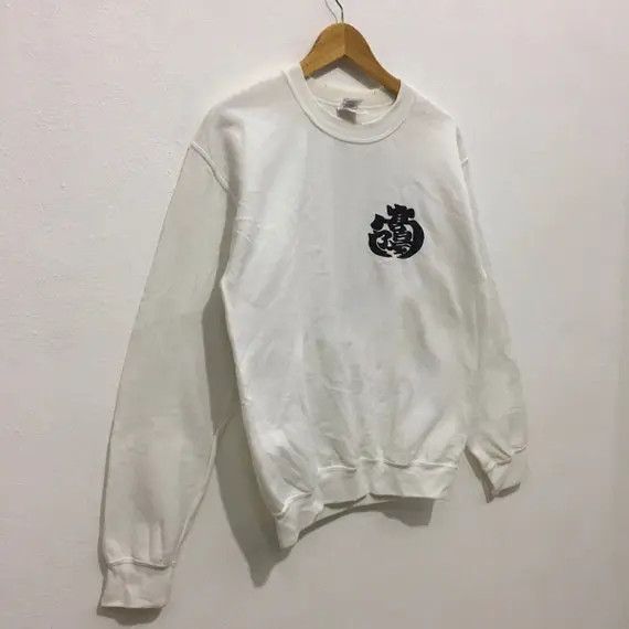 Japanese Brand Vtg JAPAN Shrine Fujin Raijin Gildan Sweatshirt Big Logo Size US S / EU 44-46 / 1 - 2 Thumbnail