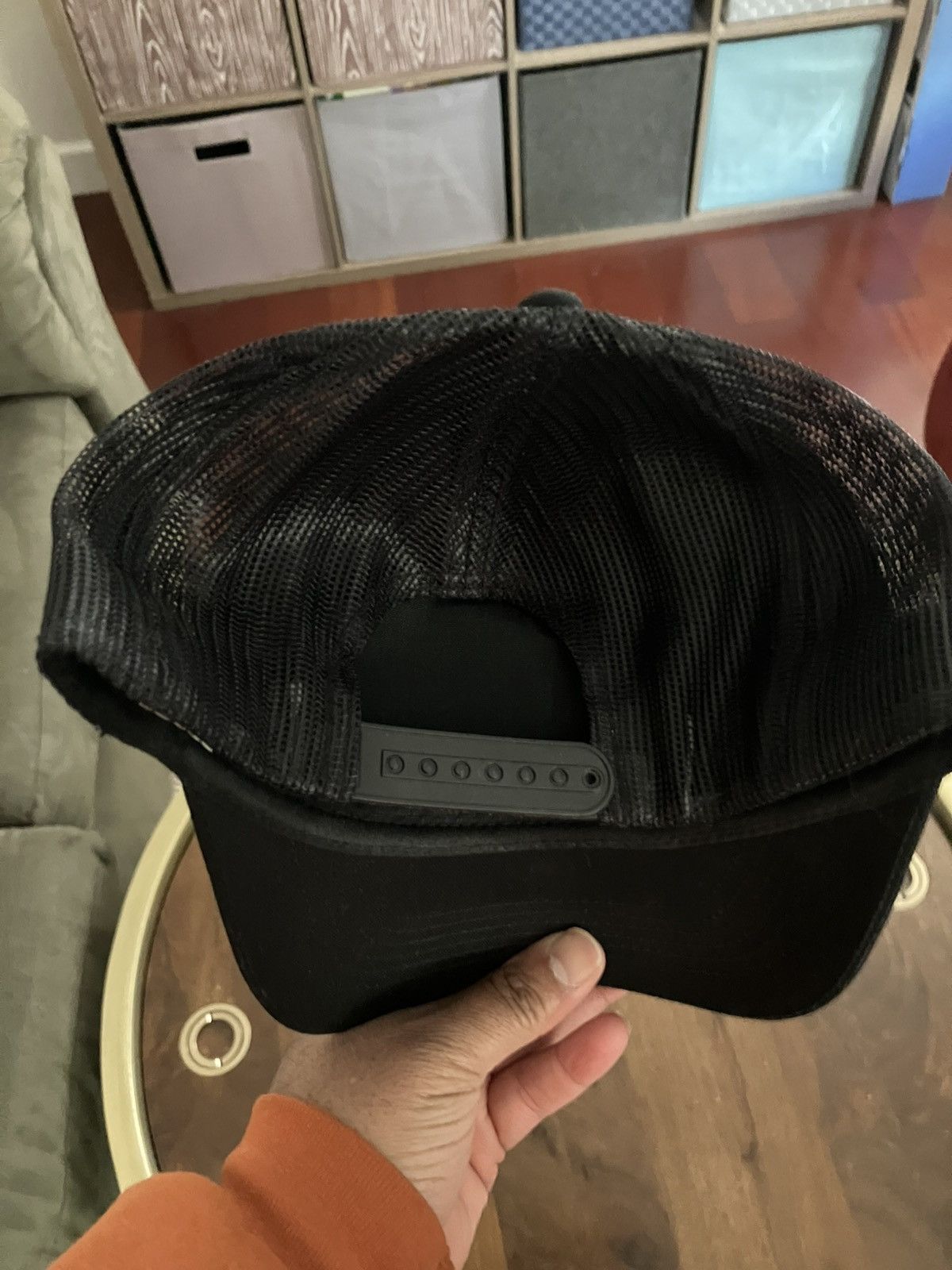 Bass Pro Shops Bass Pro Shops Black Fish Trucker Hat Cap SnapBack Mesh Back Size ONE SIZE - 2 Thumbnail
