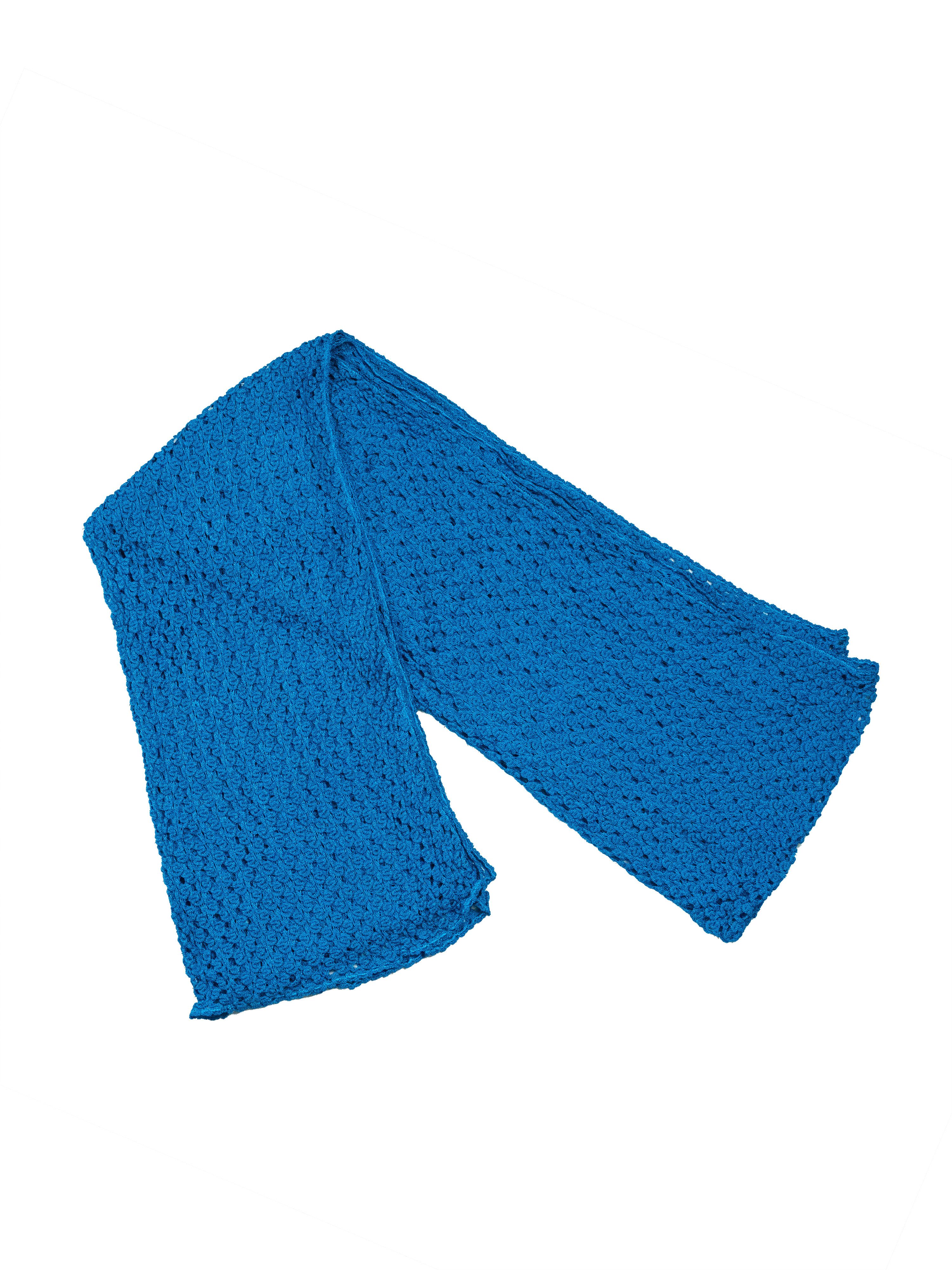 Missoni Missoni Turquoise Crocheted Scarf Size ONE SIZE - 1 Thumbnail
