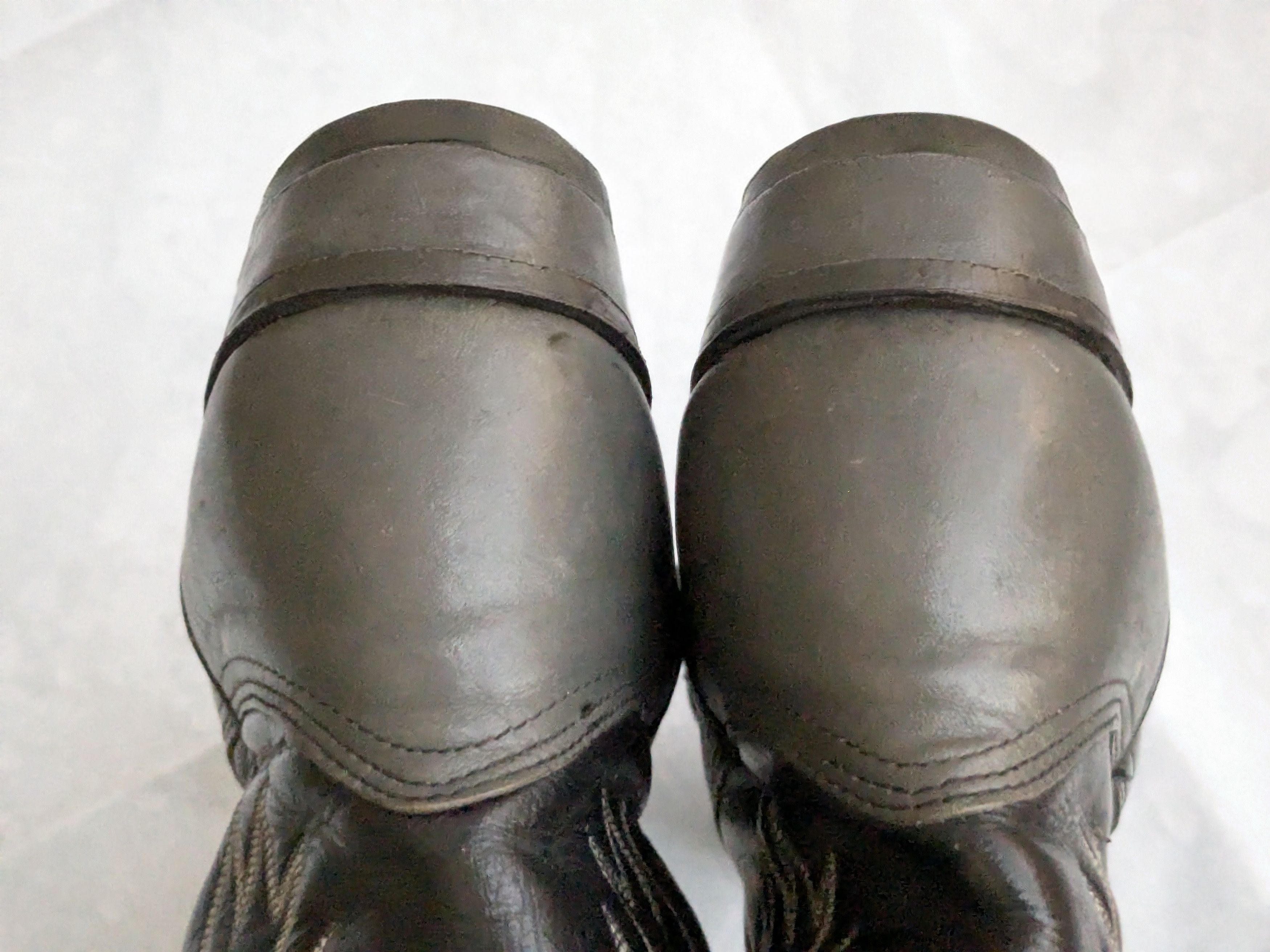 Genuine Leather Nocona Cowboy Boots Gray Black Leather 10.5 D USA Size US 10.5 / EU 43-44 - 11 Thumbnail