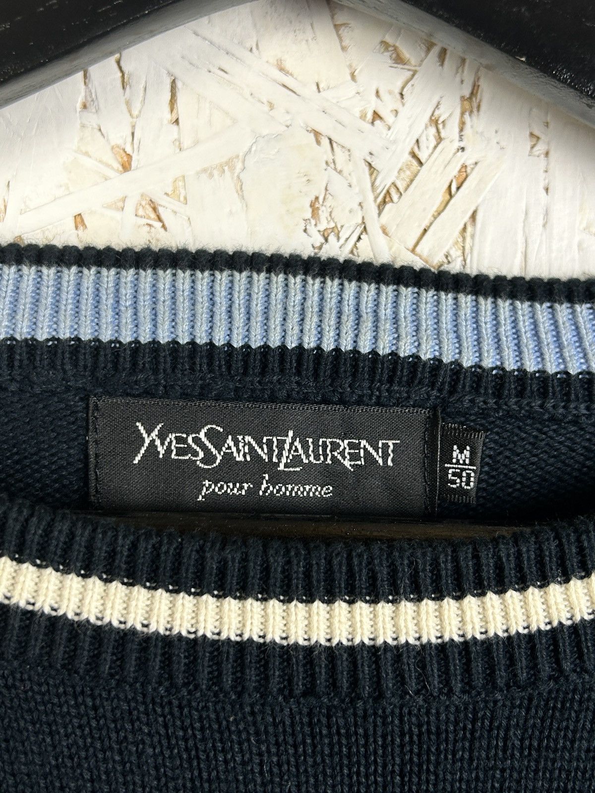 Yves Saint Laurent 90s Vintage Yves Saint Laurent YSL Knitwear Sweater XL Size US M / EU 48-50 / 2 - 7 Thumbnail