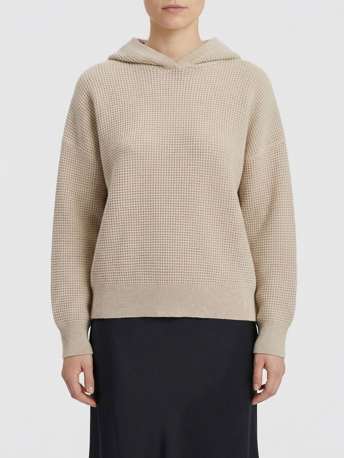 Brunello Cucinelli Brunello Cucinelli Sweatshirt Woman Beige Size M / US 6-8 / IT 42-44 - 1 Thumbnail