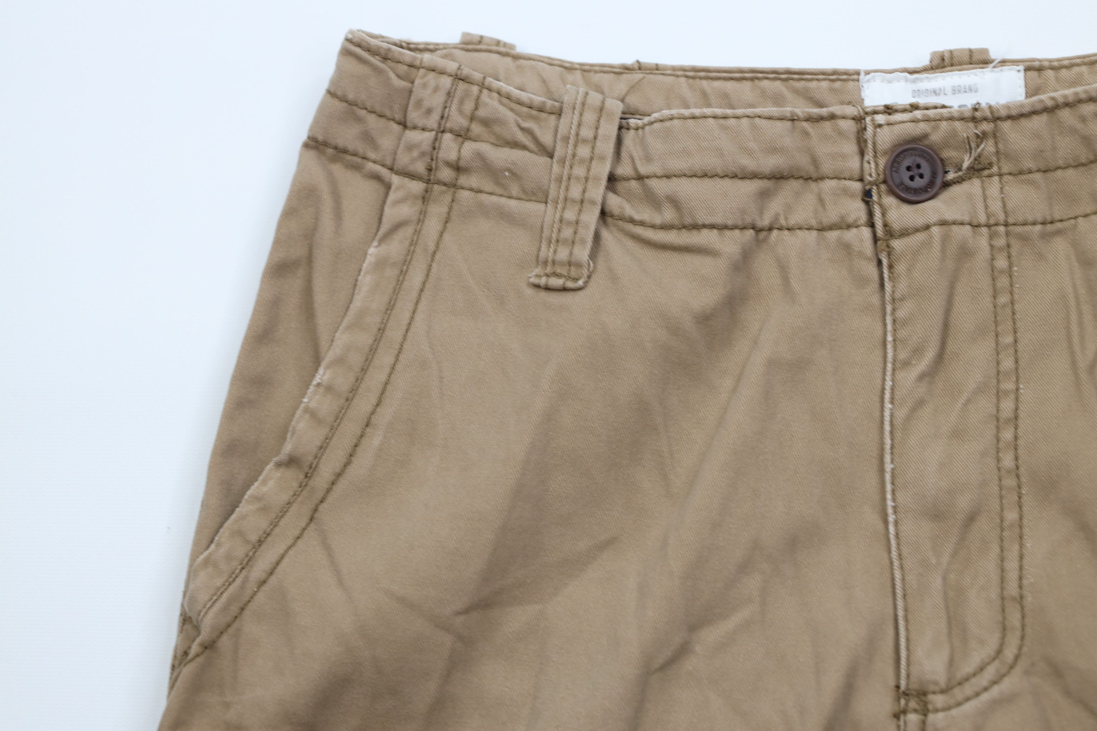 Aeropostale Vintage Y2K Aeropostale Front Heavyweight Chino Shorts Beige Size US 32 / EU 48 - 8 Thumbnail