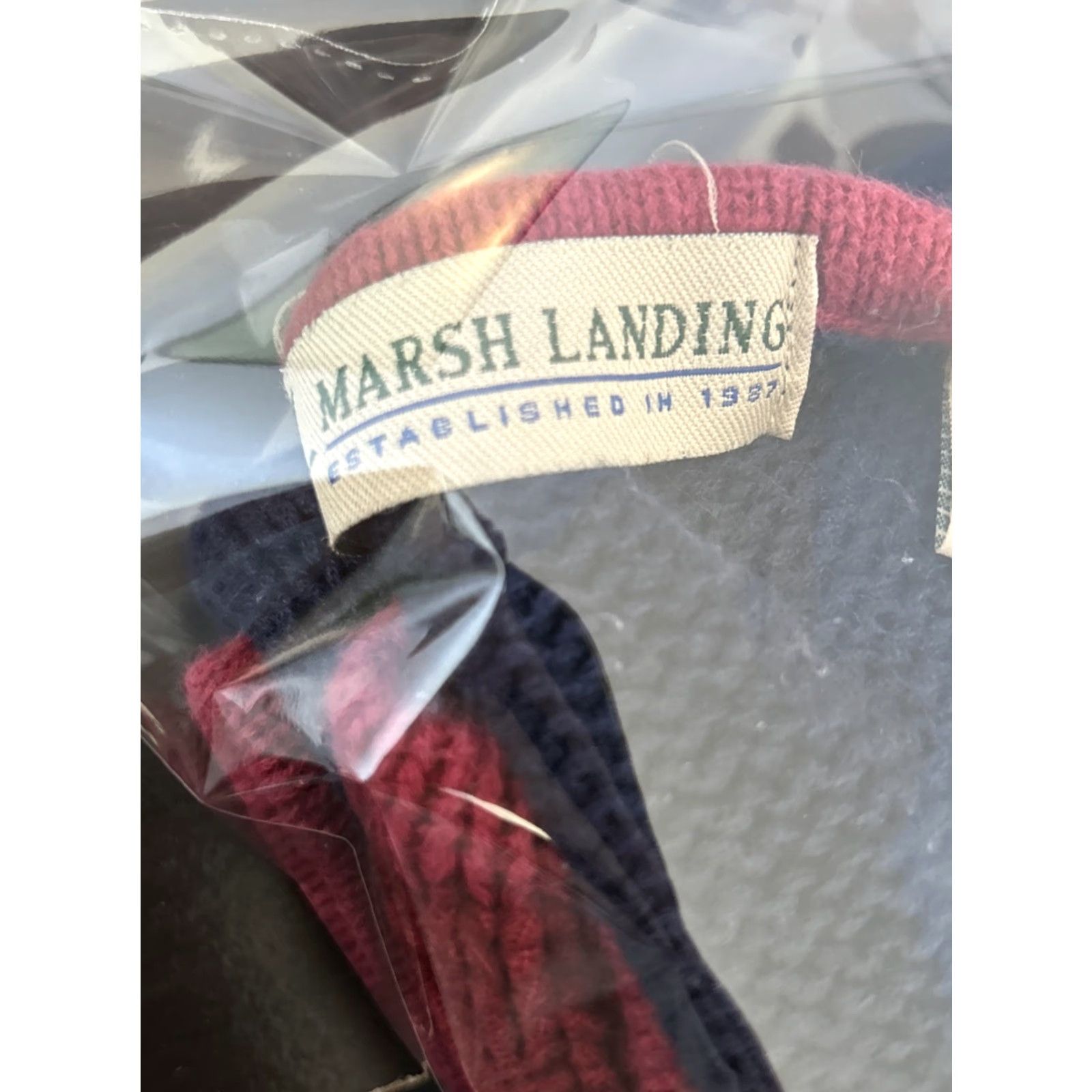 Vintage Marsh Landing Womens Vest Knit USA Red White Blue Short Sleeveless Buttoned Casual Small Blue USA Pattern Jacket Style Womens Size S / US 4 / IT 40 - 5 Thumbnail