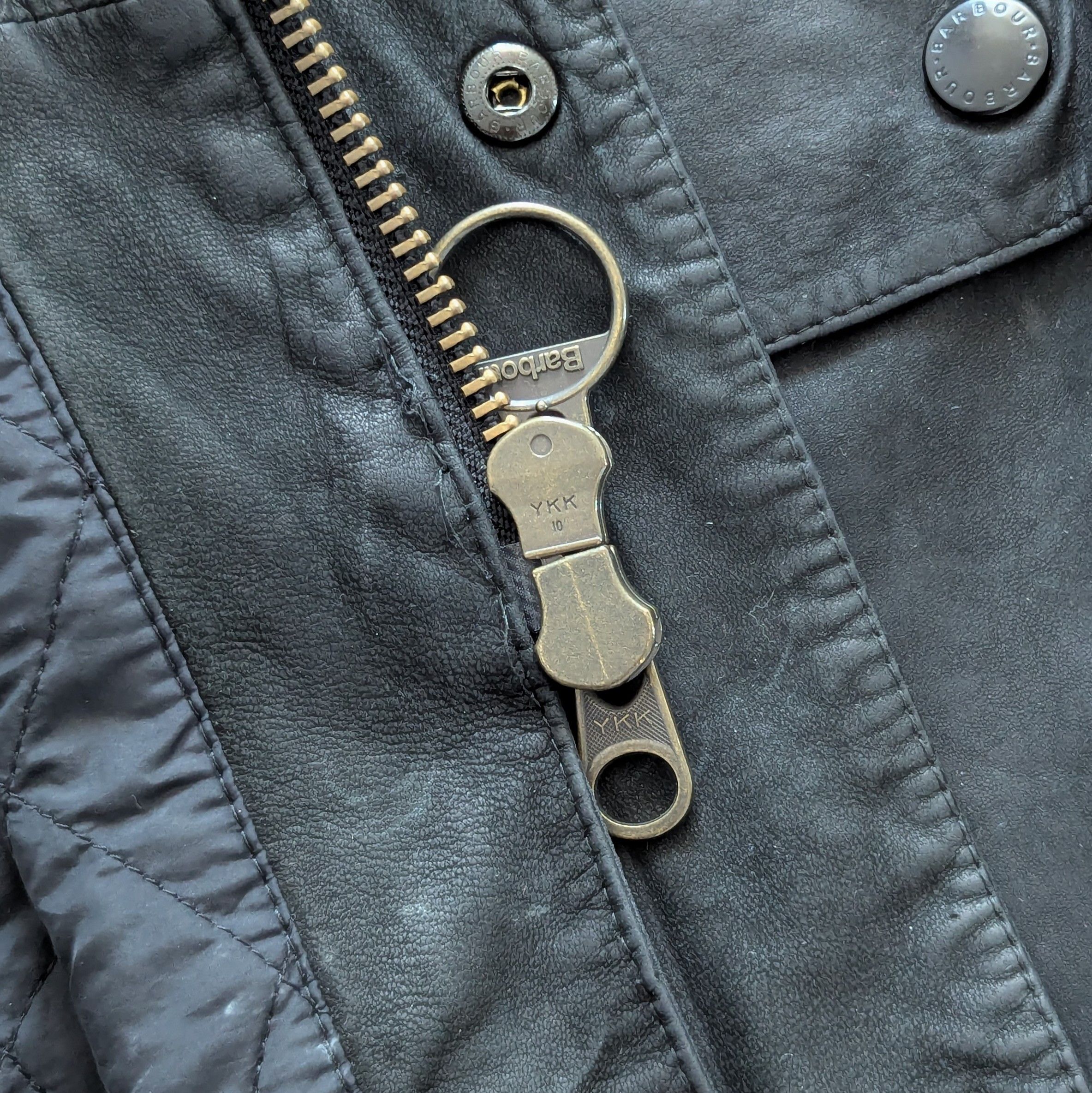 Barbour Barbour A436 Wax Leather INTERNATIONAL-BLACK Jacket MOTO Size US L / EU 52-54 / 3 - 12 Thumbnail