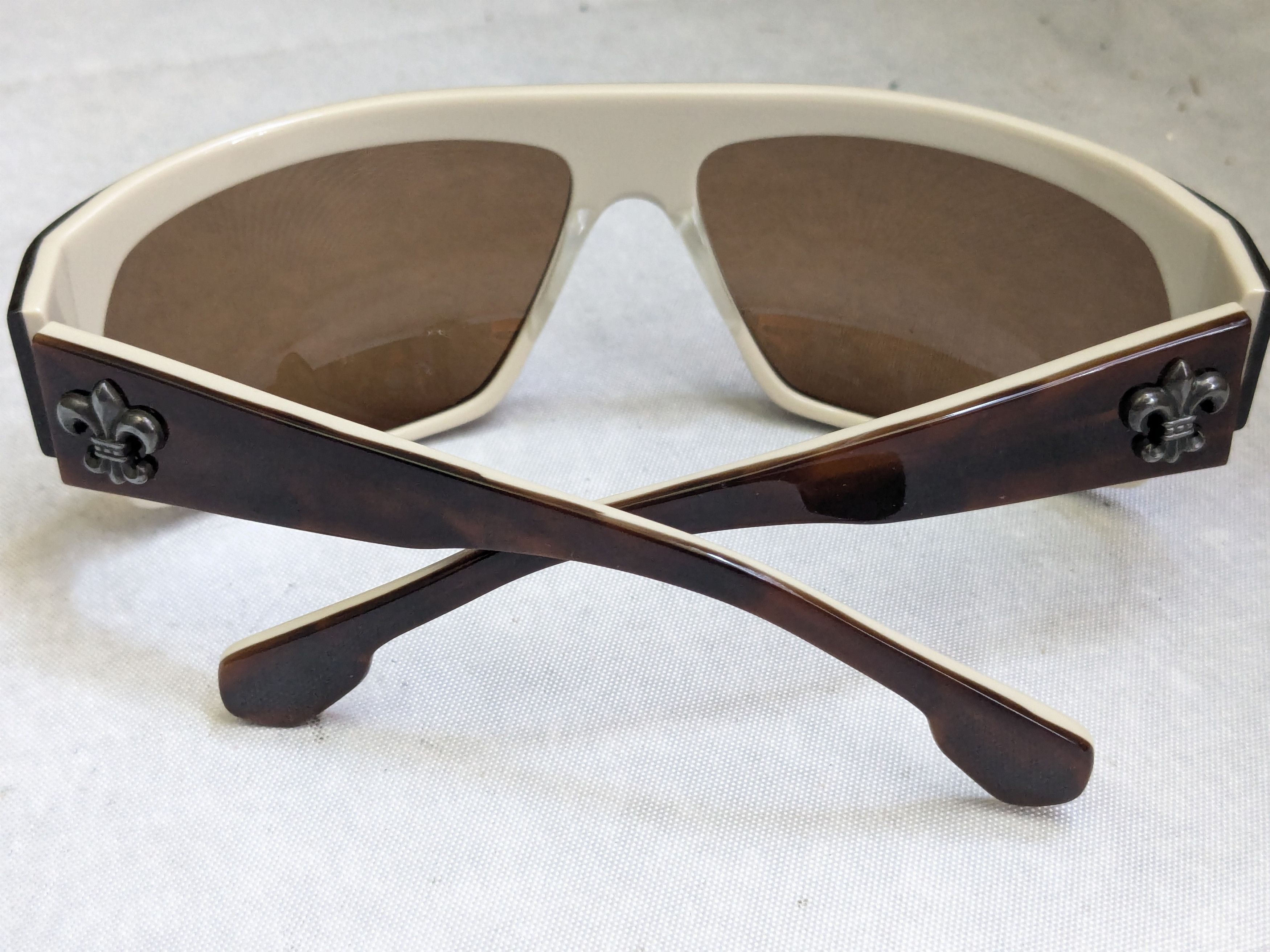 Chrome Hearts Chrome Hearts Wam Bam Sunglasses Brown Flier De Lis Size ONE SIZE - 7 Thumbnail