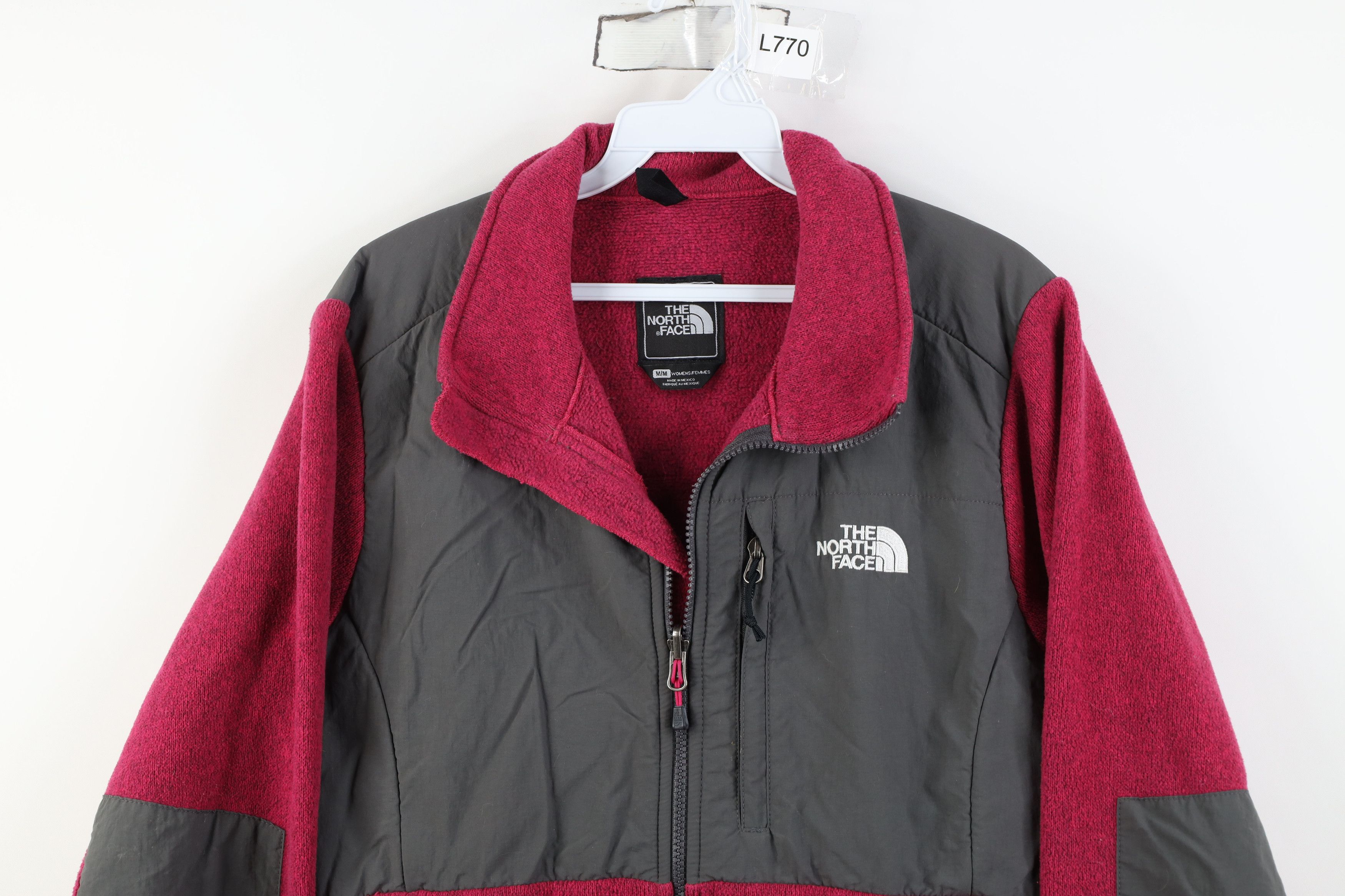 The North Face Vintage The North Face Denali Fleece Full Zip Jacket Pink Size M / US 6-8 / IT 42-44 - 2 Thumbnail
