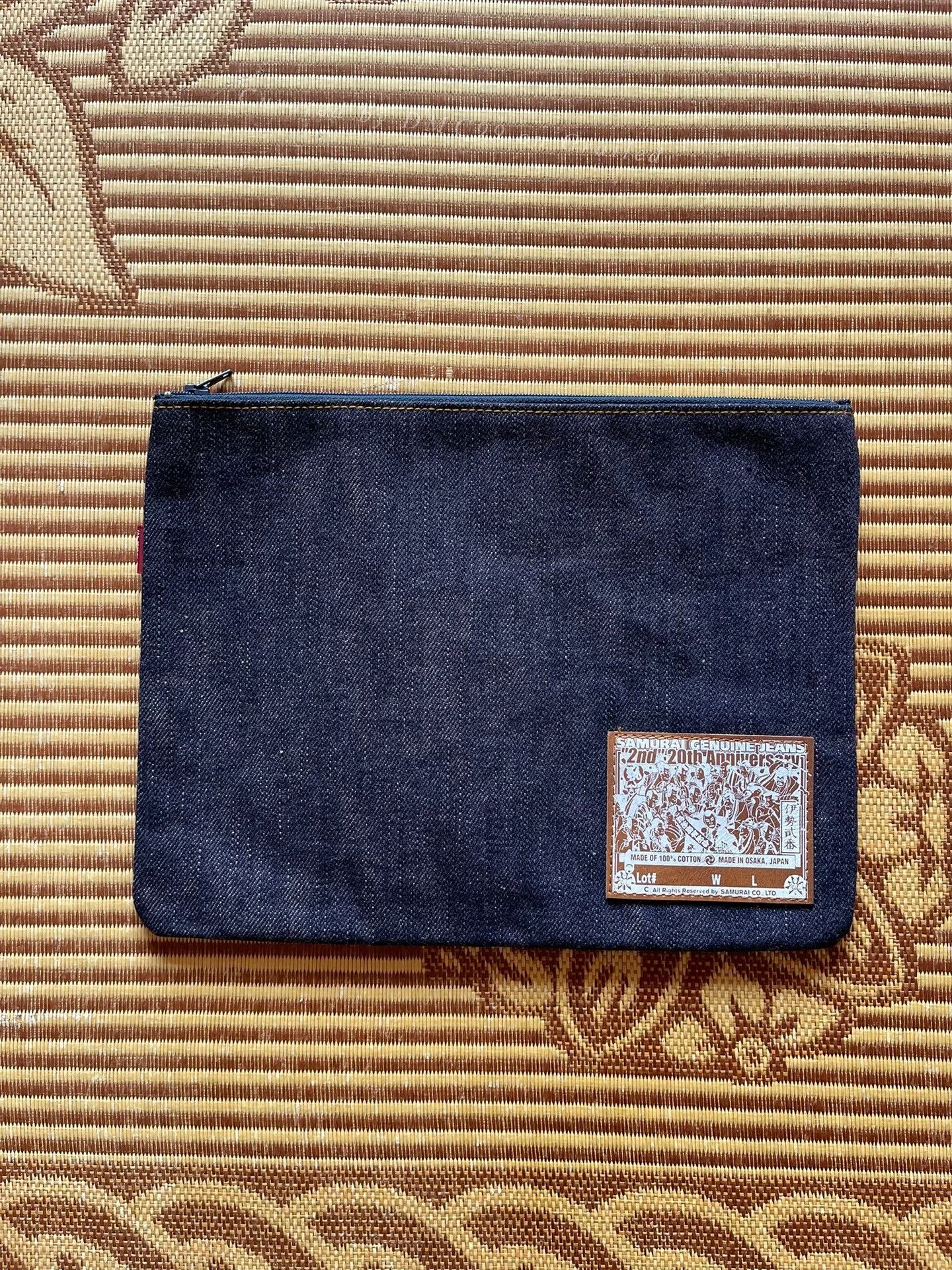 Samurai Jeans Samurai Jeans Denim Clutch 20th Anniversary Size ONE SIZE - 1 Thumbnail