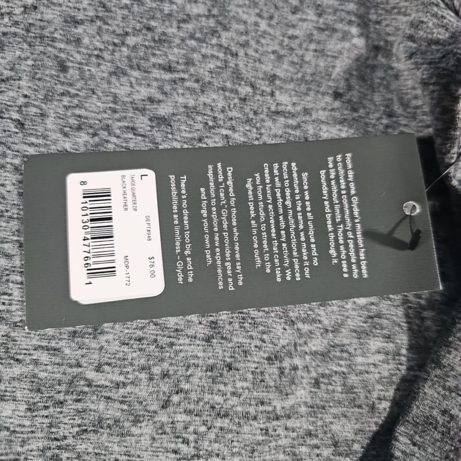 Other Glyder Zip Sweatshirt L NWT Ultra Soft Size US L / EU 52-54 / 3 - 3 Thumbnail