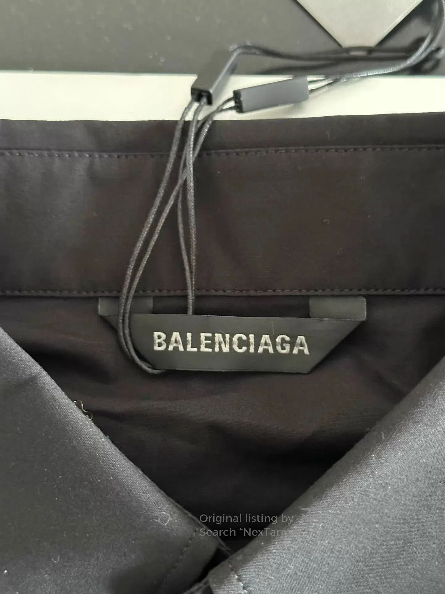 Balenciaga Black Short Sleeve Button-Up Shirt. Size US M / EU 48-50 / 2 - 3 Thumbnail