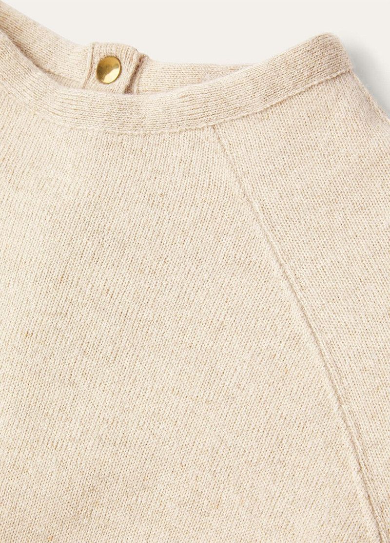 Loro Piana o1srvl11e0526 FAP0750 Brienno Sweatshirt in Ecru Size L / US 10 / IT 46 - 7 Thumbnail