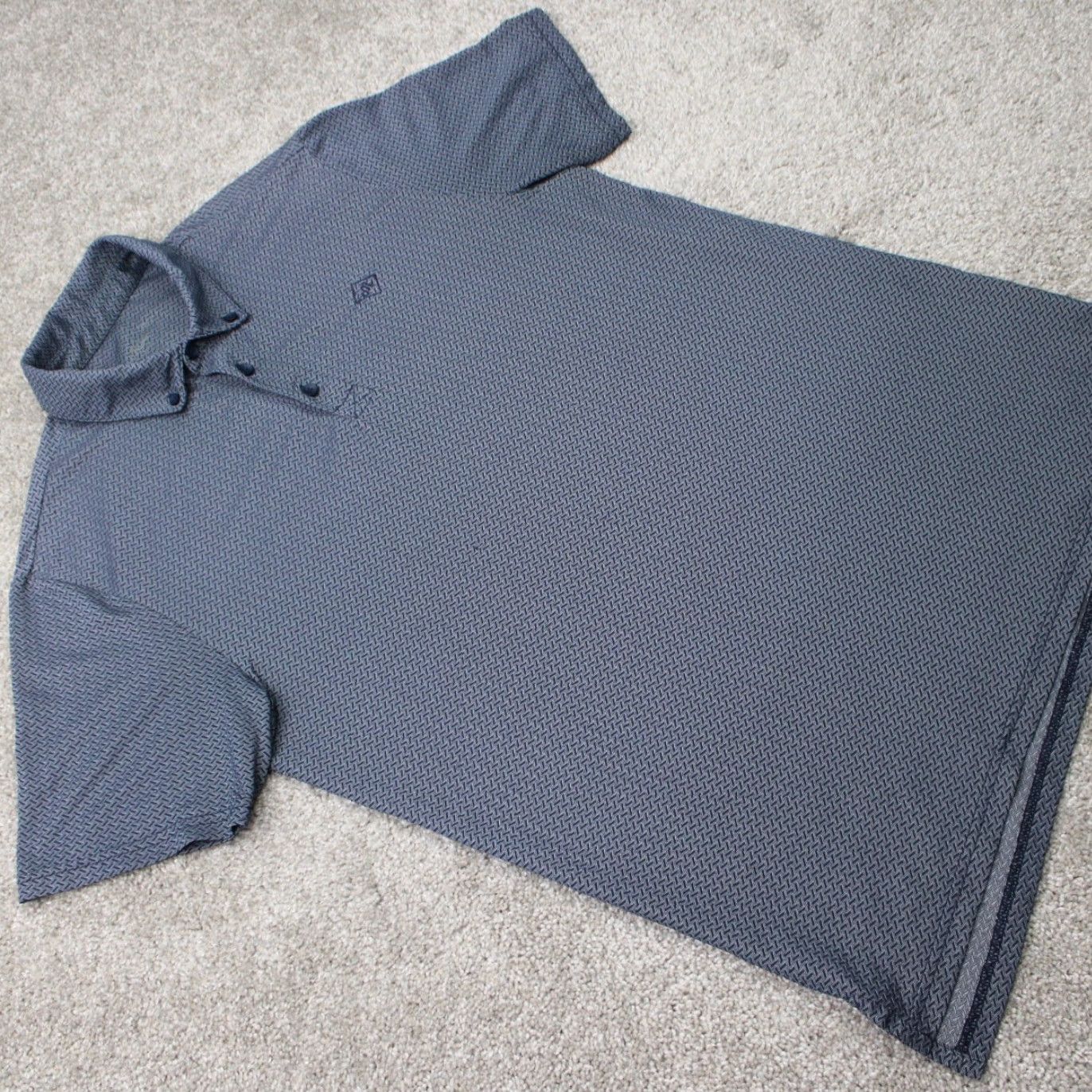 Bonobos Bonobos Polo Shirt Men M Gray Polyester Stretch Short Sleeve Pullover Shirt Casual Regular Size M Logo Size US M / EU 48-50 / 2 - 6 Thumbnail
