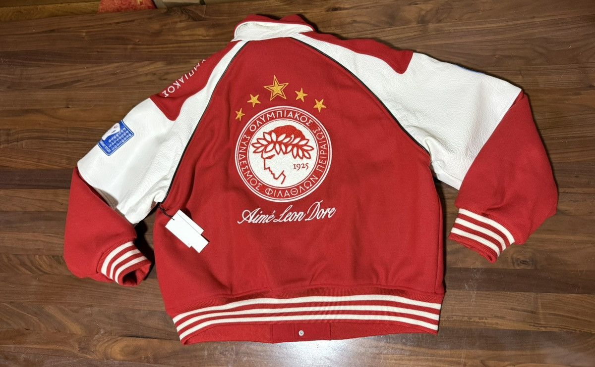 Aime Leon Dore Aime Leon Dore ALD / Olympiacos F.C. Varsity Jacket size XXL Size US XXL / EU 58 / 5 - 11 Thumbnail