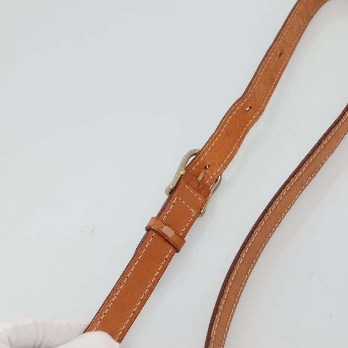 Celine CELINE Macadam Canvas Shoulder Bag Pvc Leather Brown Gold Size ONE SIZE - 8 Thumbnail