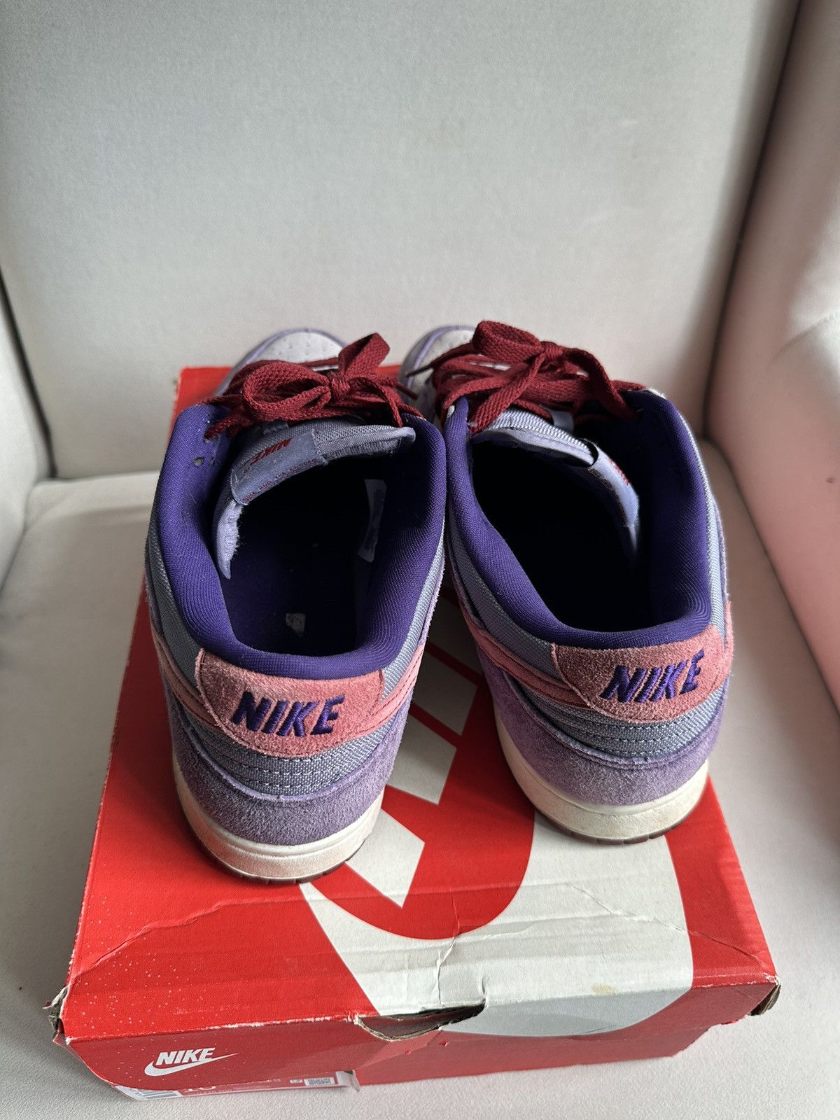 Nike × Vintage Nike dunk low plum Size US 10 / EU 43 - 4 Thumbnail