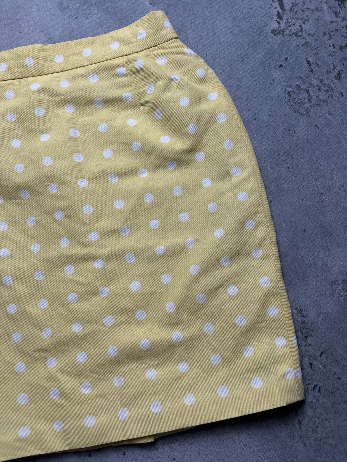 Escada Vintage Polka dot Pencil skirt Escada 90s 80s Rare Size 26" / US 2 / IT 38 - 4 Thumbnail