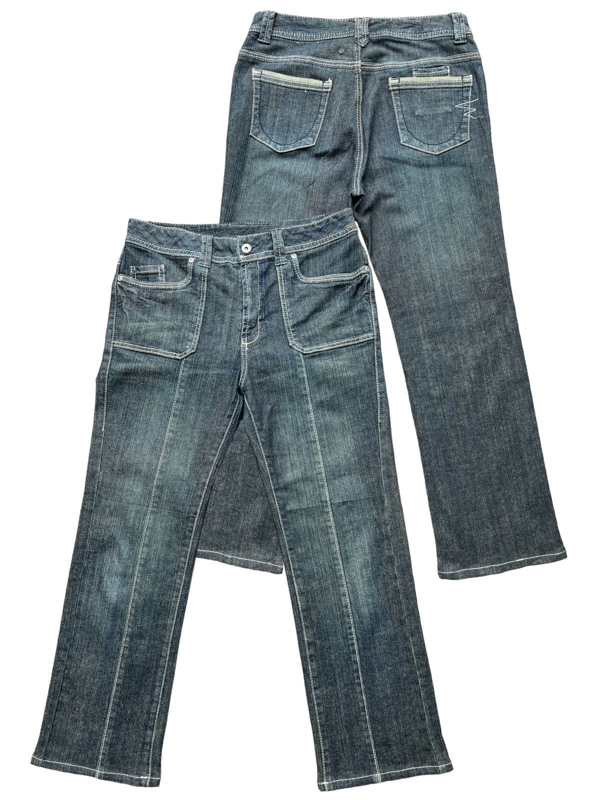 Japanese Brand Bush Pants Denim Jeans 32x28