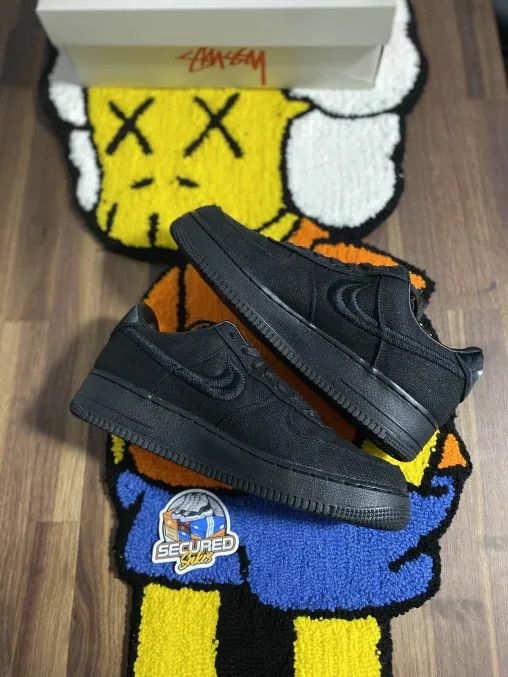 Nike × Stussy Air Force 1 Low Stussy Black Size US 9.5 / EU 42-43 - 2 Thumbnail