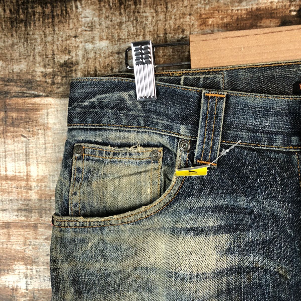 Nudie Jeans DL Nudie Jeans Blue Distressed Denim Pants #C139 Size US 31 - 7 Thumbnail