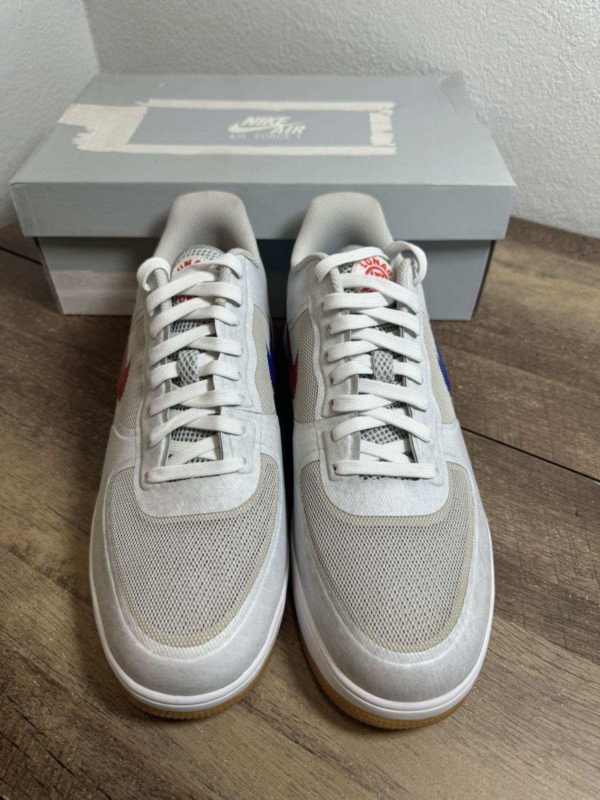 Nike SAMPLE NIKE 2015 AIR FORCE 1 LUNAR CLOT Size 12 RARE NEW Size US 12 / EU 45 - 3 Thumbnail