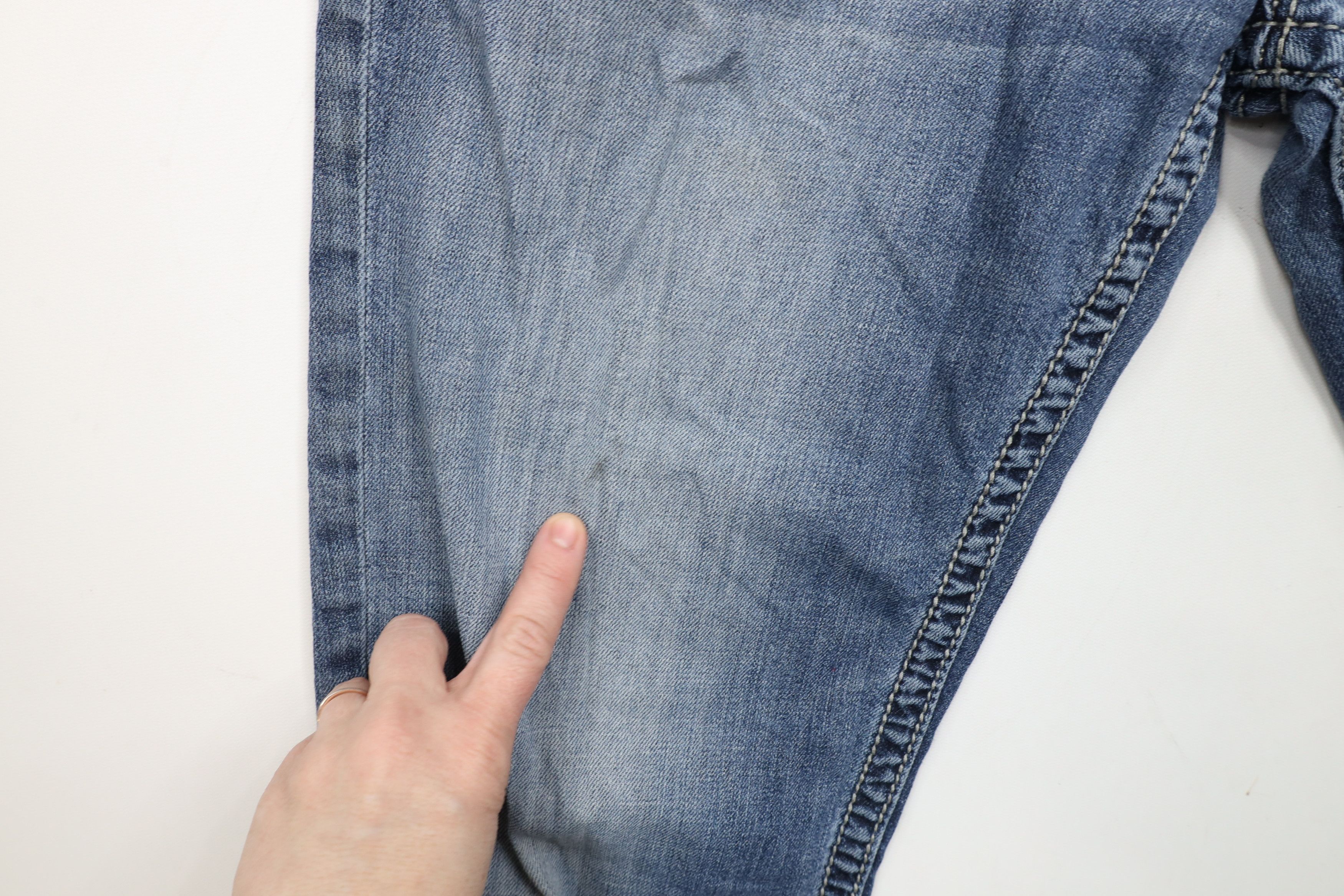 Vintage Buckle BKE Thick Stitch Stretch Jake Bootleg Denim Jeans Size US 33 - 8 Thumbnail