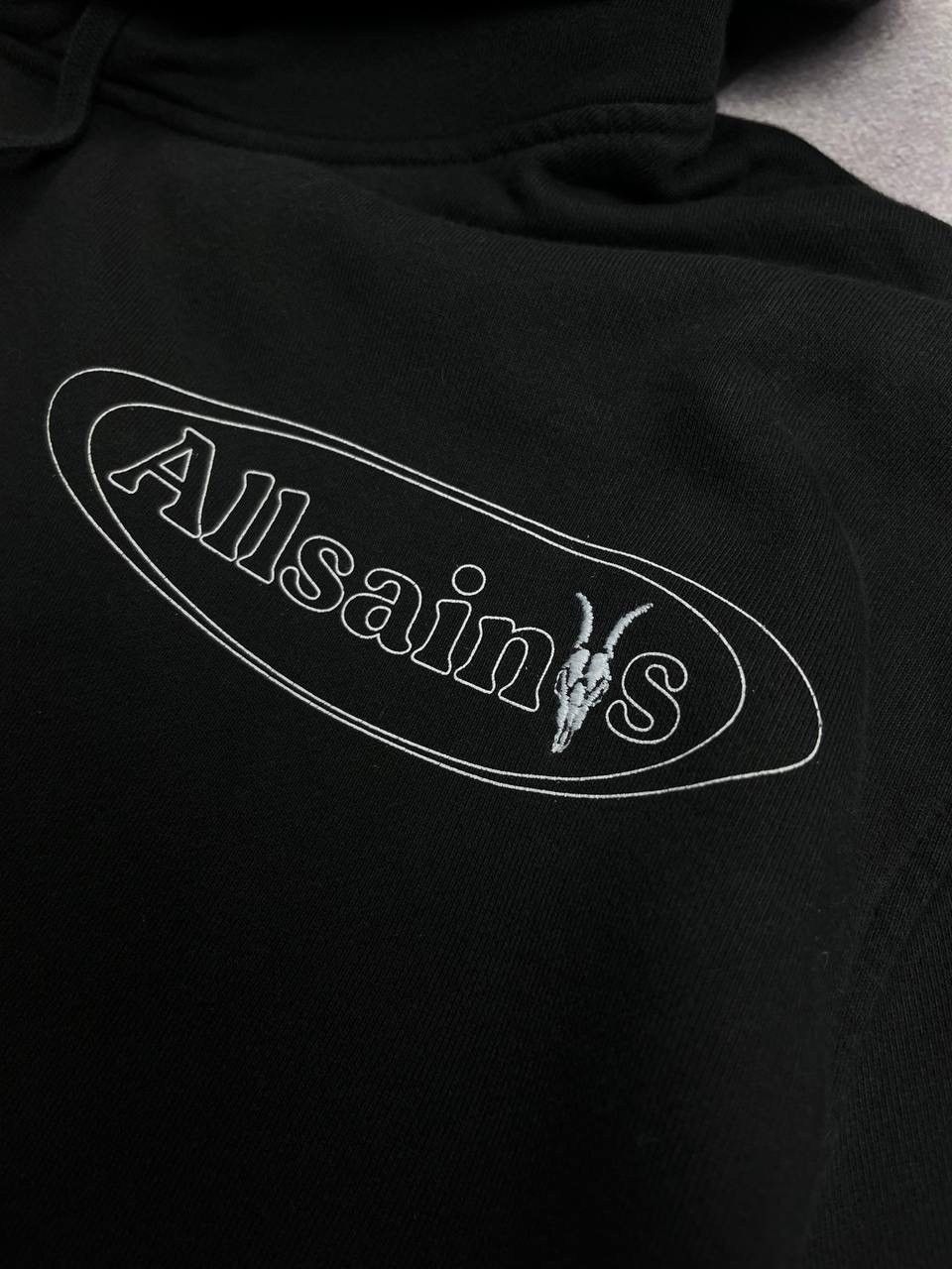 Allsaints Allsaints Big Logo Boxy Heavy Cotton Hoodie Y2K M Size US M / EU 48-50 / 2 - 3 Thumbnail