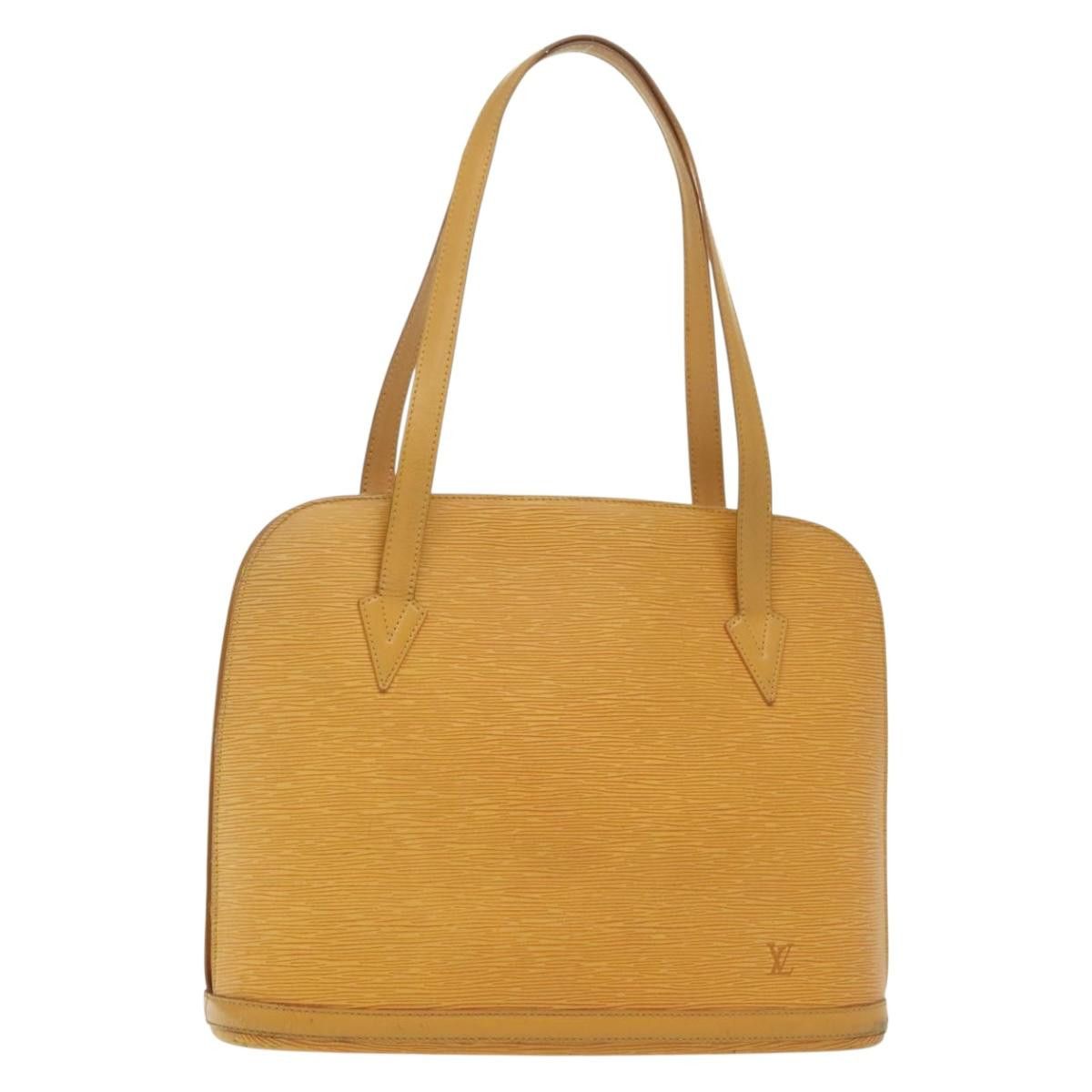 LOUIS VUITTON Epi Lussac Shoulder Bag Yellow M52289