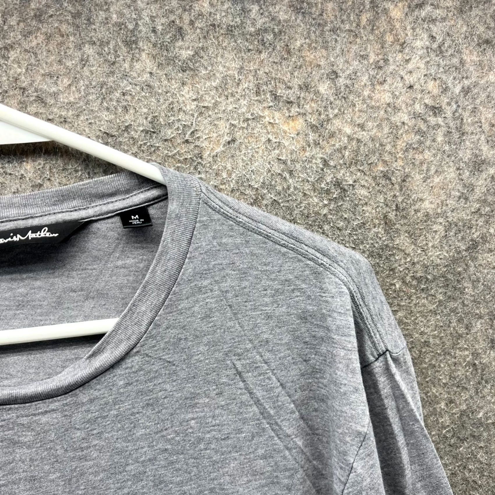 TravisMathew VINTAGE Travis Mathew Shirt Mens Medium Heather Gray Long Sleeve Crewneck Fleece Tee Size US M / EU 48-50 / 2 - 7 Thumbnail