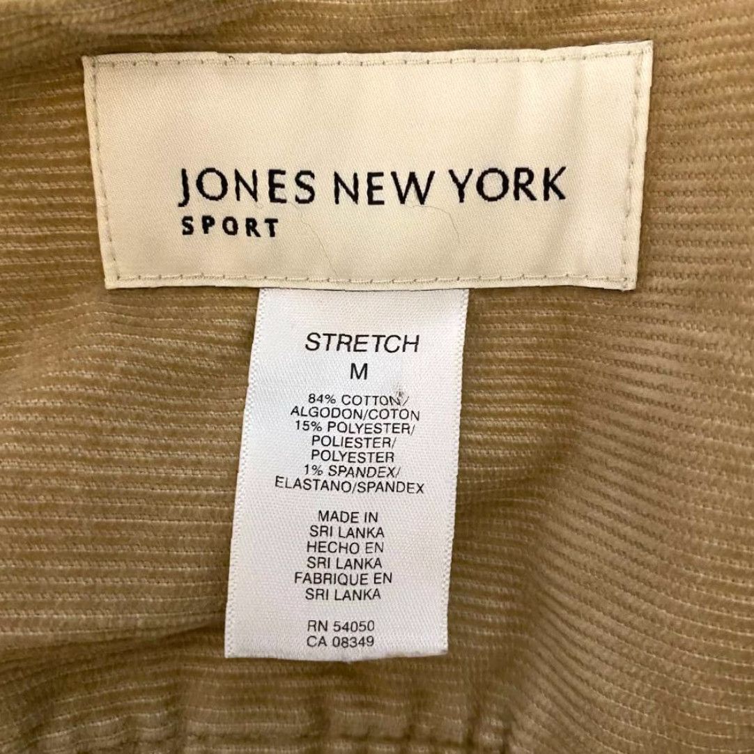 Jones New York Jones New York Women's Brown Stretch Jacket M Medium Collared Button Front Size M / US 6-8 / IT 42-44 - 3 Thumbnail