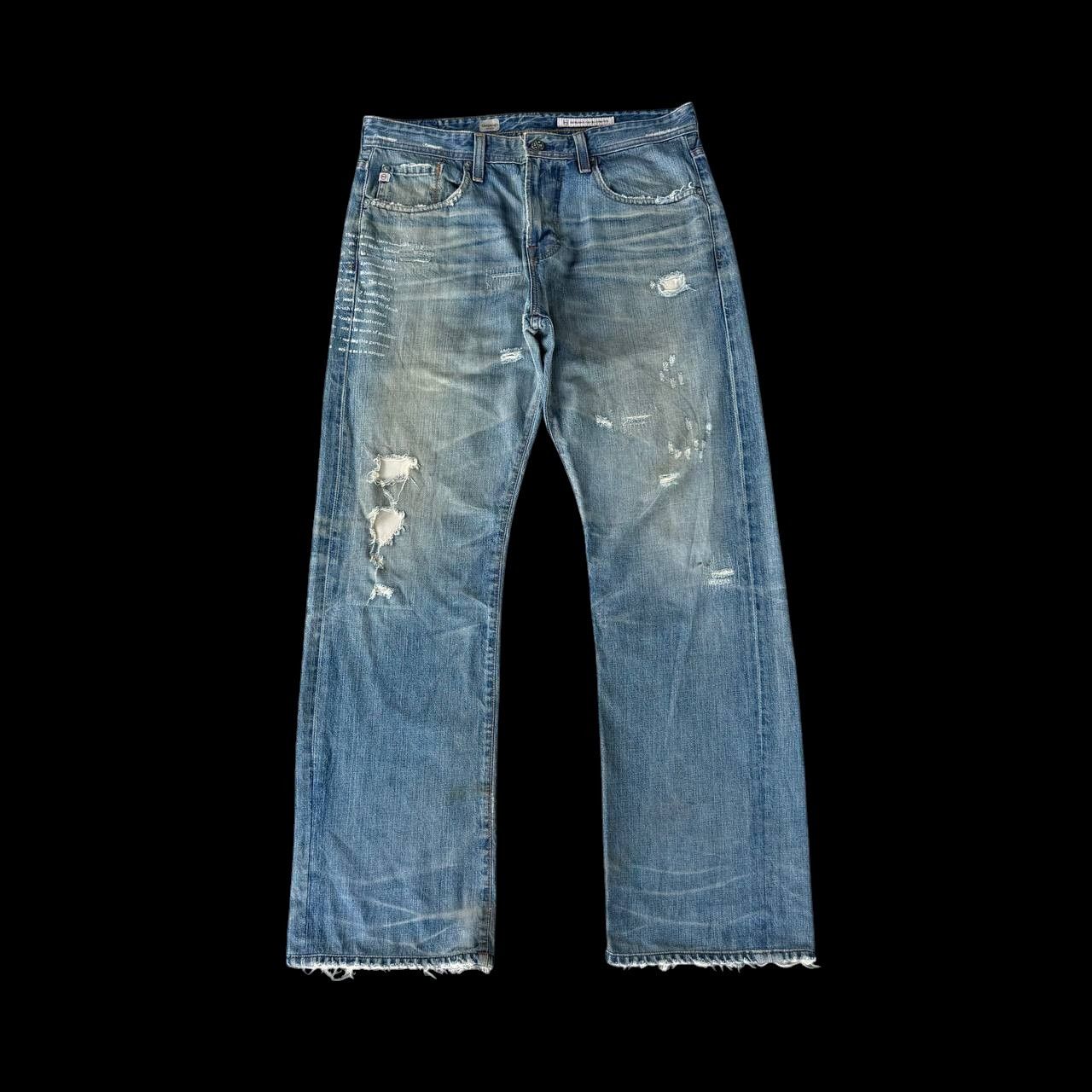 AG Adriano Goldschmied Vintage AG Adriano Goldschmied CampaignLoose Distressed Jean Size US 32 / EU 48 - 14 Thumbnail