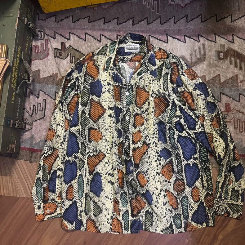 Wacko Maria Wacko Maria Snake Print Shirt Size US XL / EU 56 / 4 - 1 Thumbnail