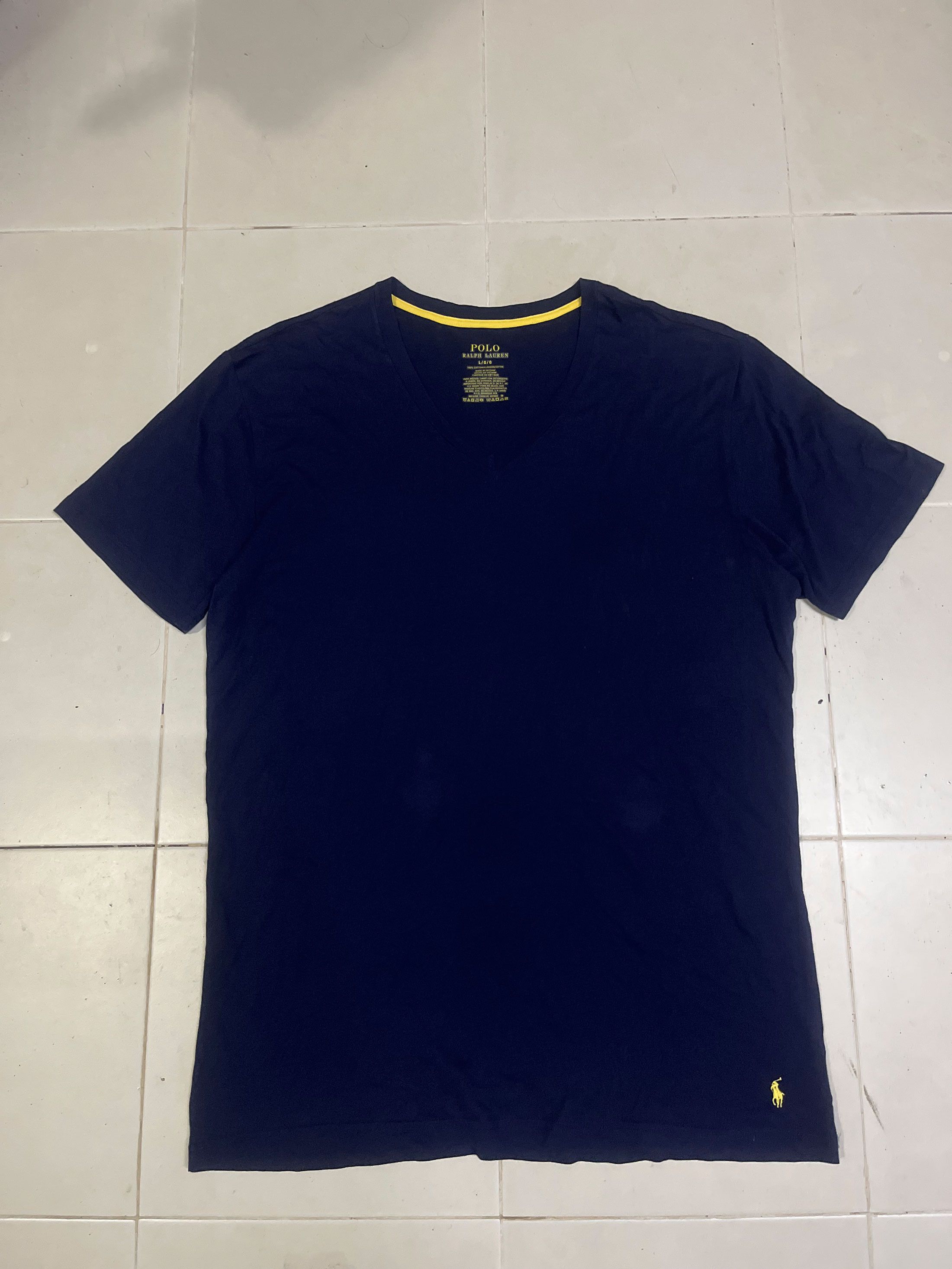Polo Ralph Lauren Polo Ralph Lauren V Neck Blank Plain Size US L / EU 52-54 / 3 - 1 Thumbnail