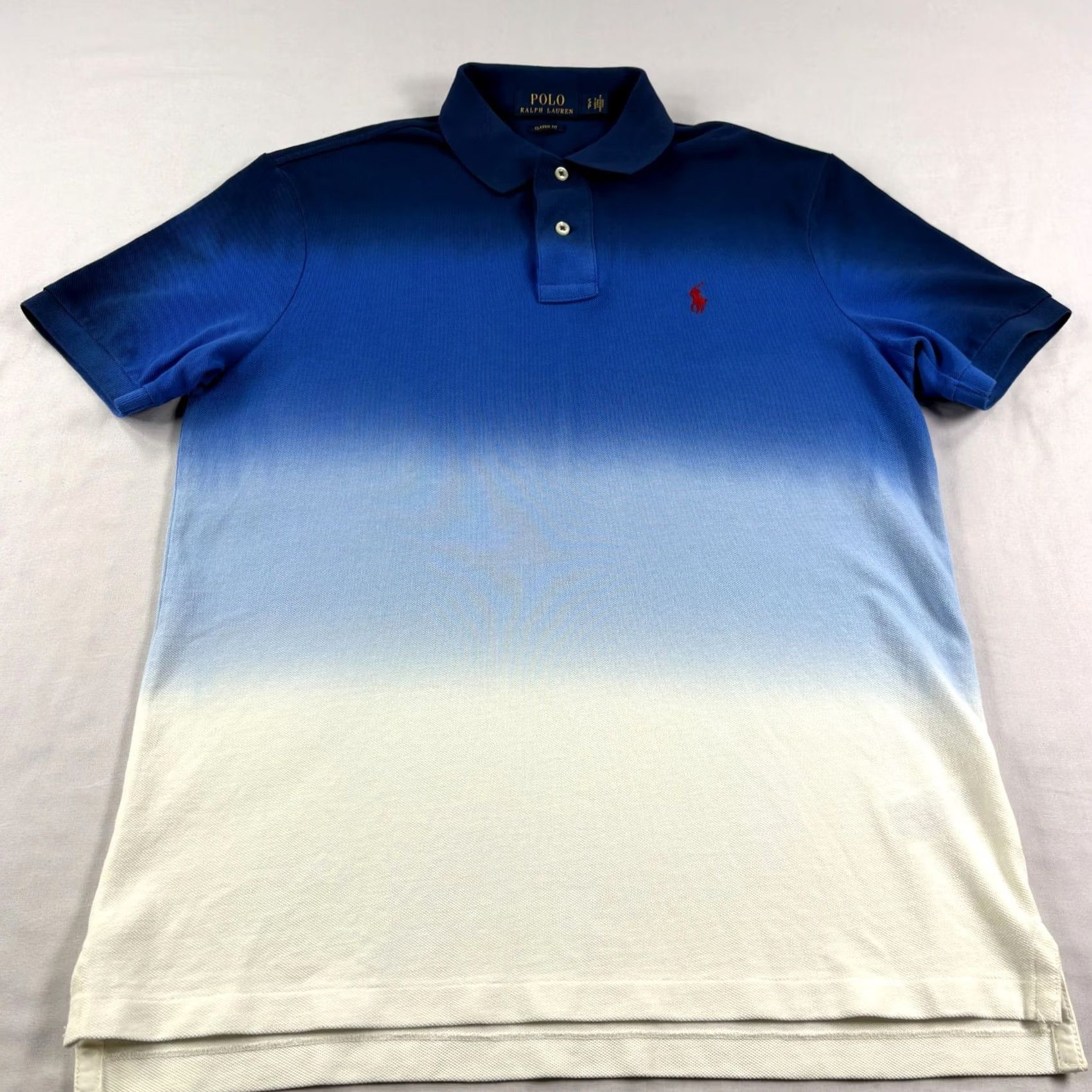 Polo Ralph Lauren Polo Ralph Lauren Shirt Mens S Blue Ombre Casual Preppy Golf Cotton Classic Size US S / EU 44-46 / 1 - 2 Thumbnail