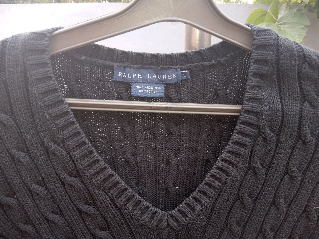 Polo Ralph Lauren Polo Ralph Lauren Knitwear V Neck Sweater Size L / US 10 / IT 46 - 3 Thumbnail