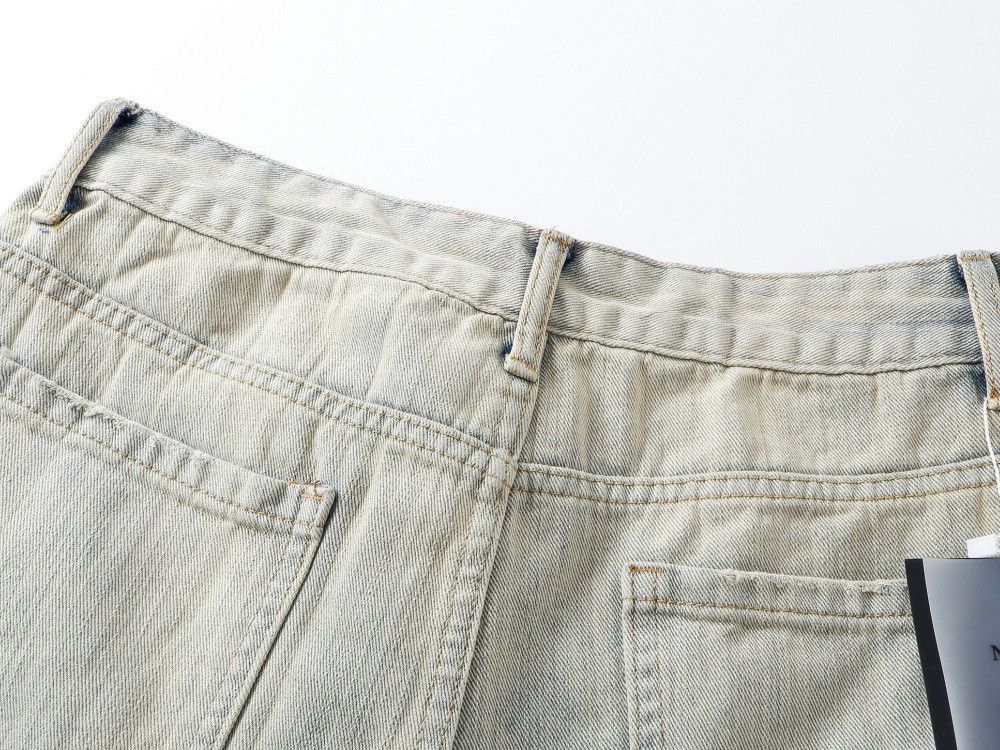 Vintage Men's distressed gradient casual printed curved jeans Size US 32 / EU 48 - 4 Thumbnail