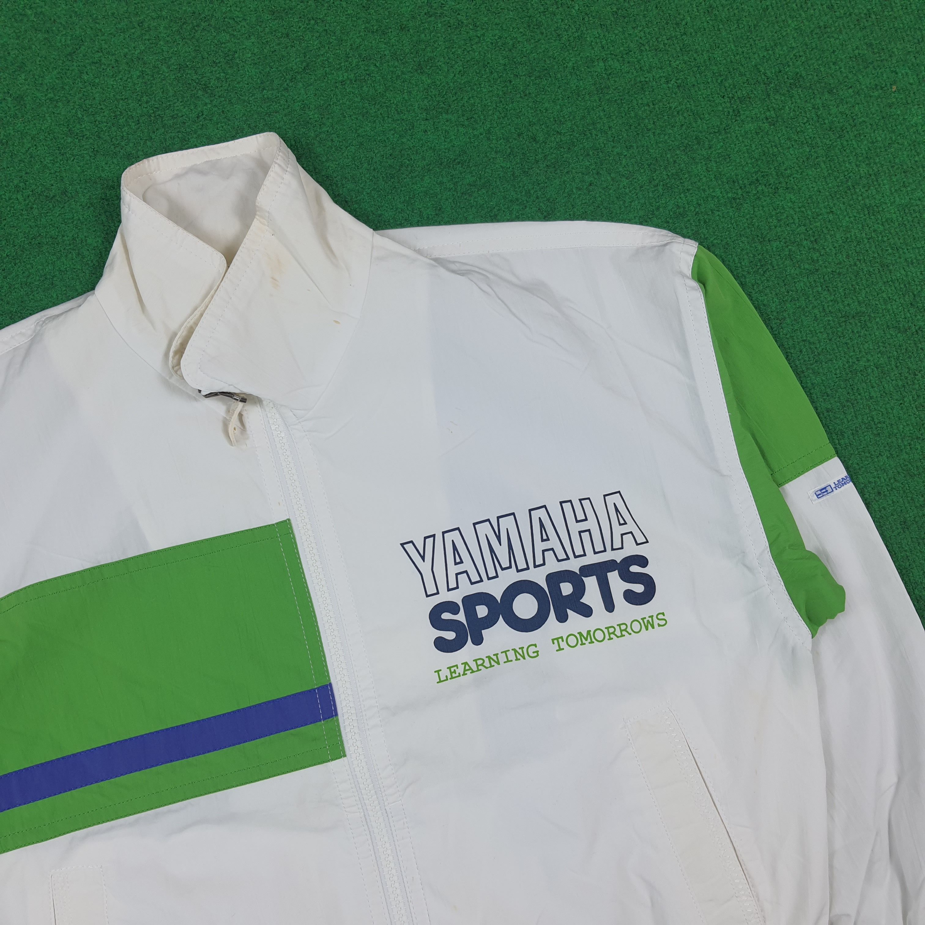 Yamaha Vintage Yamaha Sports Jacket Retro Windbreaker C291N8 Size US M / EU 48-50 / 2 - 2 Thumbnail
