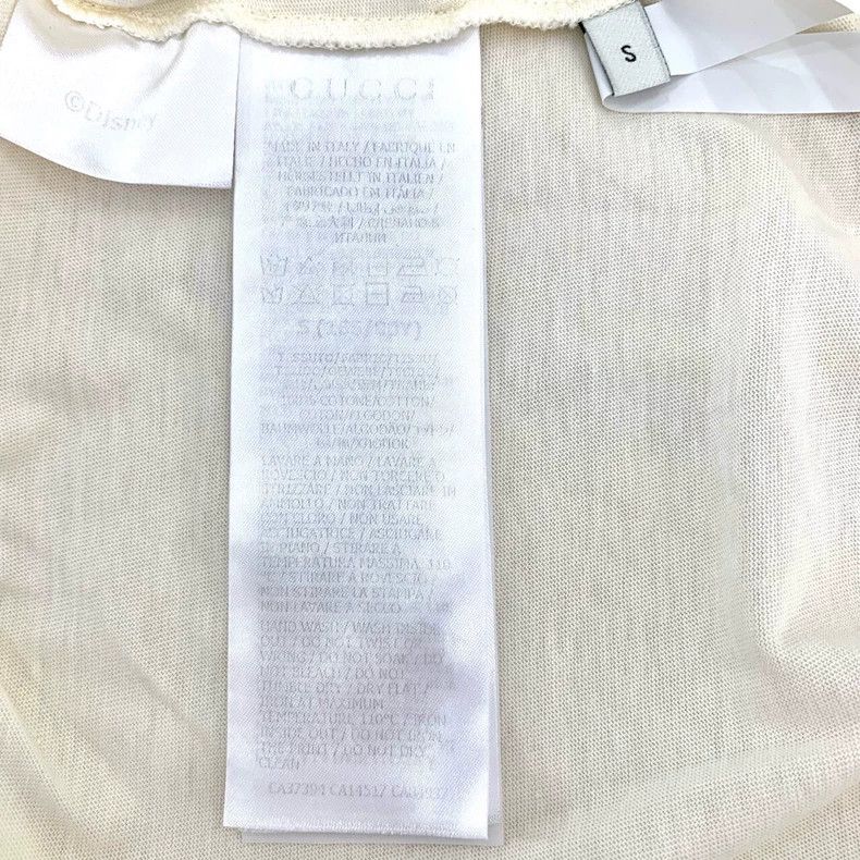 Gucci Gucci Diseney co-branded logo Mickey printed beige round-ne Size US S / EU 44-46 / 1 - 7 Thumbnail