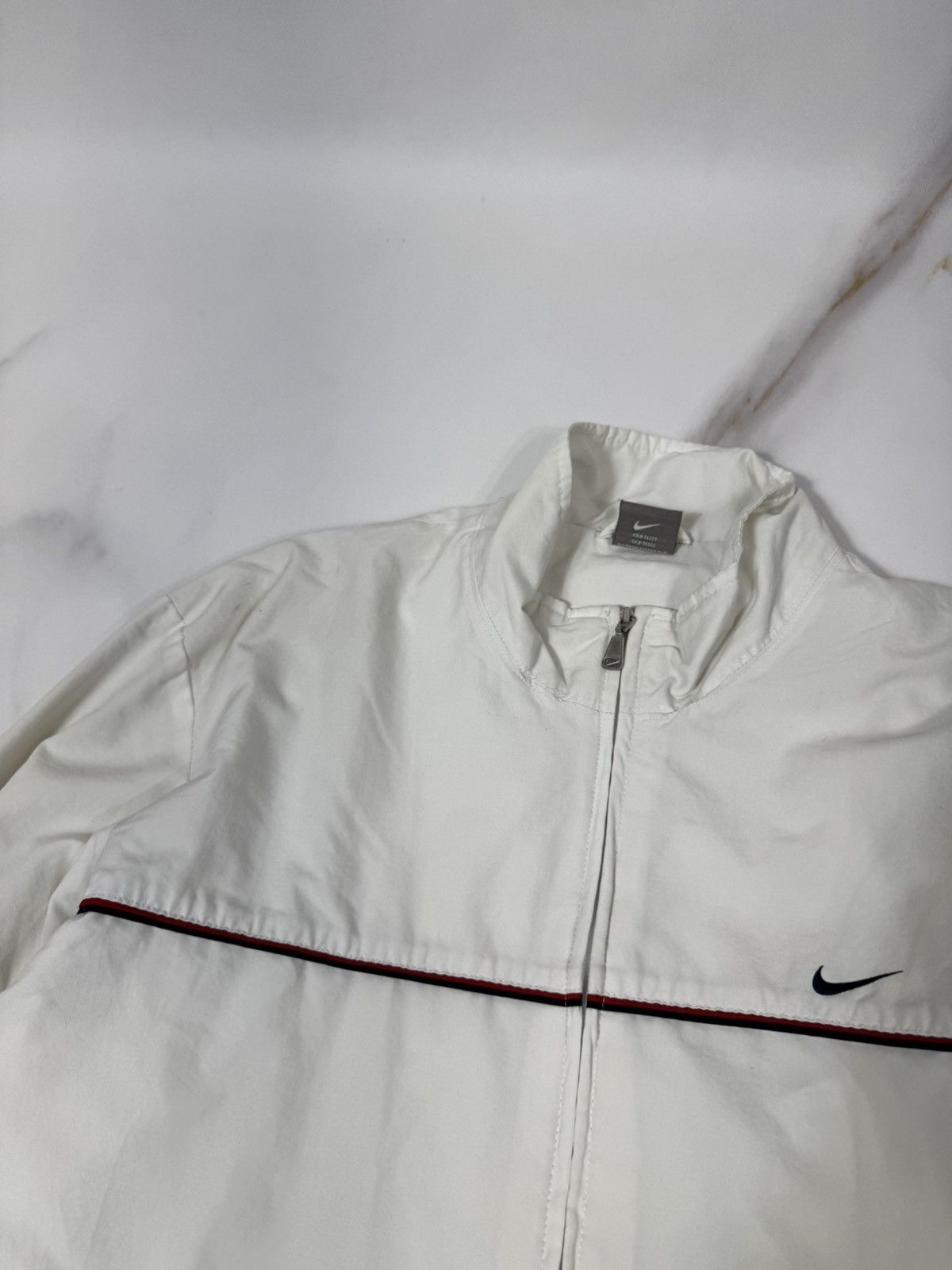 Nike Vintage Nike Nylon Distressed Jacket Size US XL / EU 56 / 4 - 9 Thumbnail