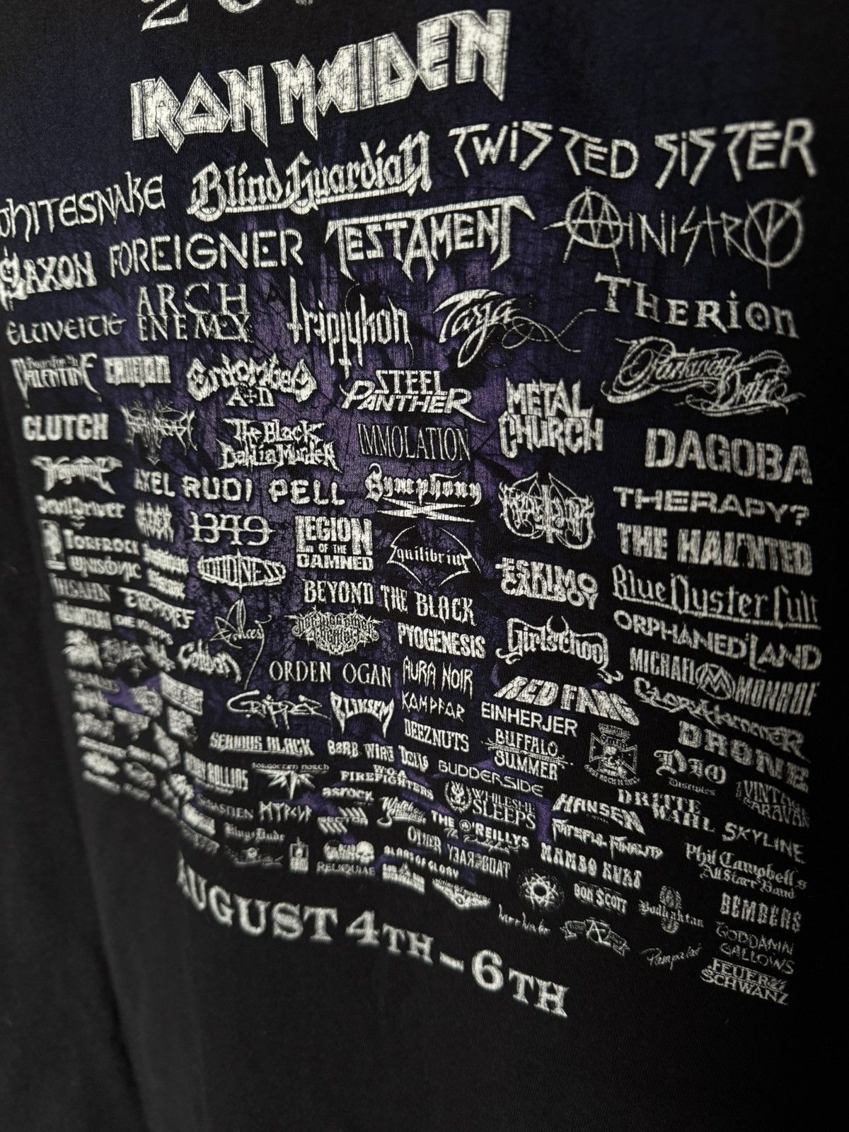 Band Tees × Vintage Vintage metal tank top tee Wacken immortal 2016 tour Size US L / EU 52-54 / 3 - 4 Thumbnail