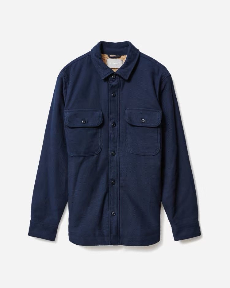 Everlane Everlane ReNew Fleece-Lined Heavyweight Overshirt Size US L / EU 52-54 / 3 - 1 Thumbnail