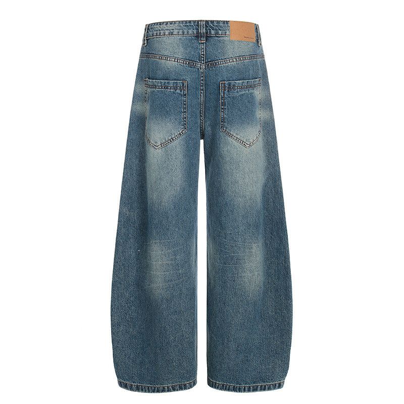 Jean American retro washed whiskered scimitar jeans for men Size US 32 / EU 48 - 2 Thumbnail