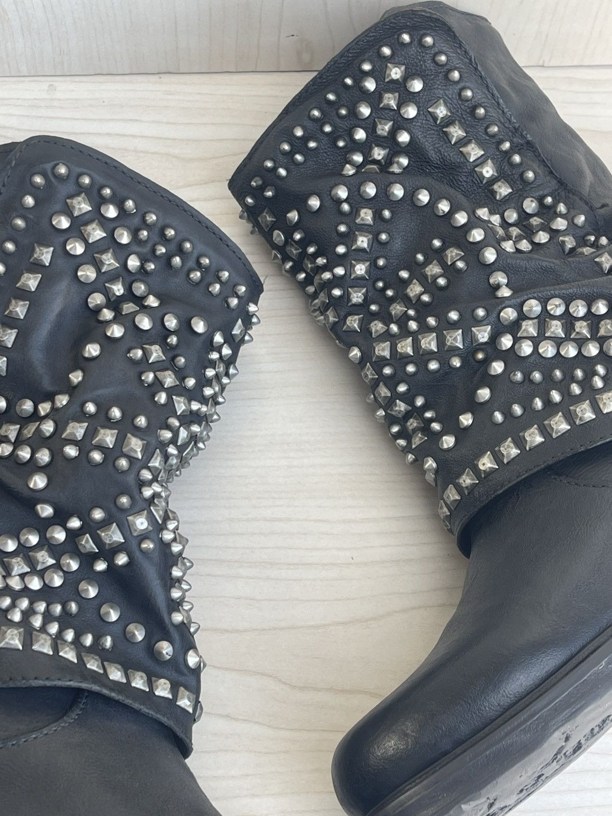 A.S.98 ANKLE BOOTS SABEY zip boot like kmrii and guidi Size US 7 / EU 40 - 4 Thumbnail