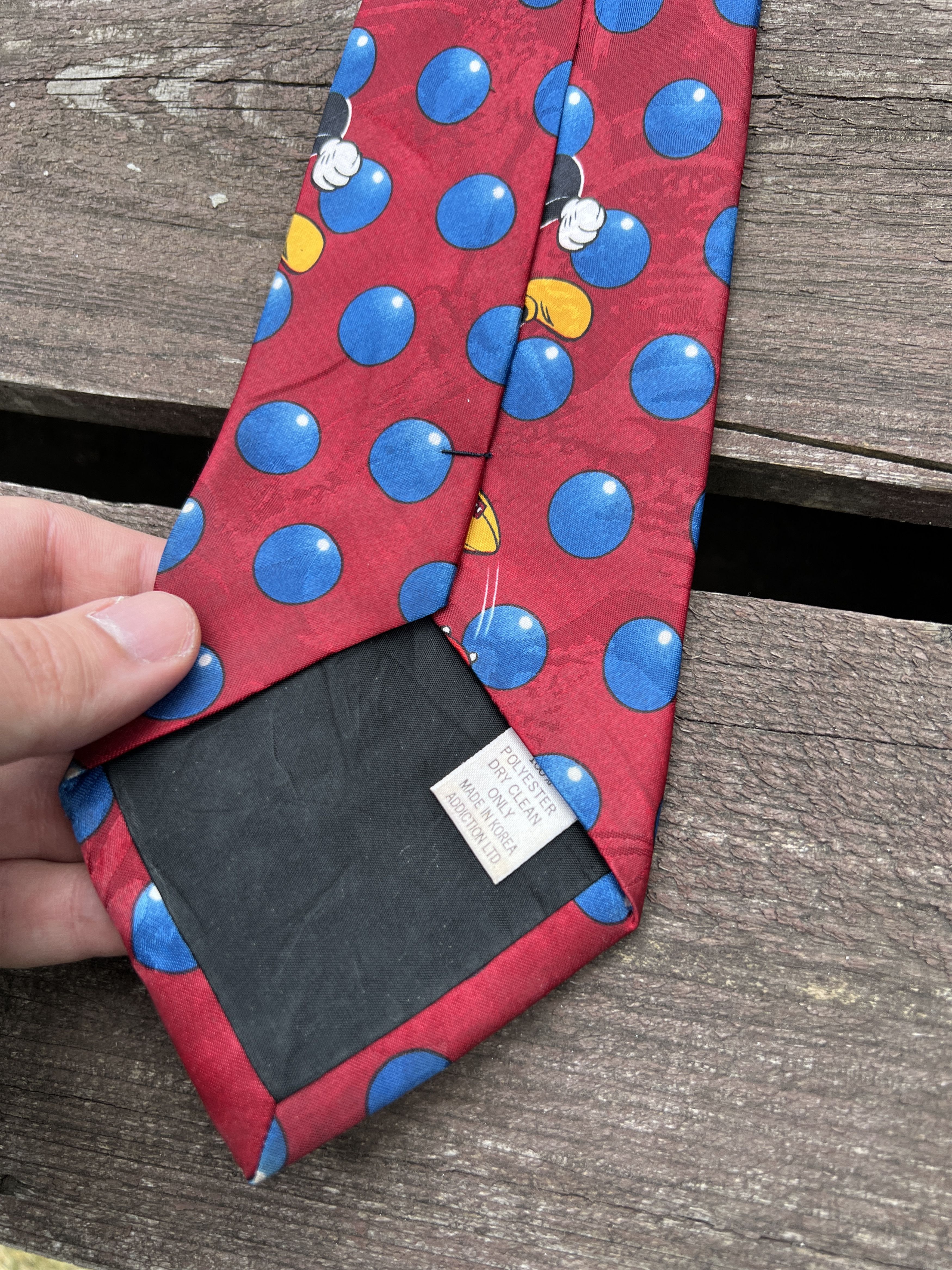 Cartoon Network Vintage 90s Mickey Mouse Disney World Cartoon Movie tie Size ONE SIZE - 6 Thumbnail