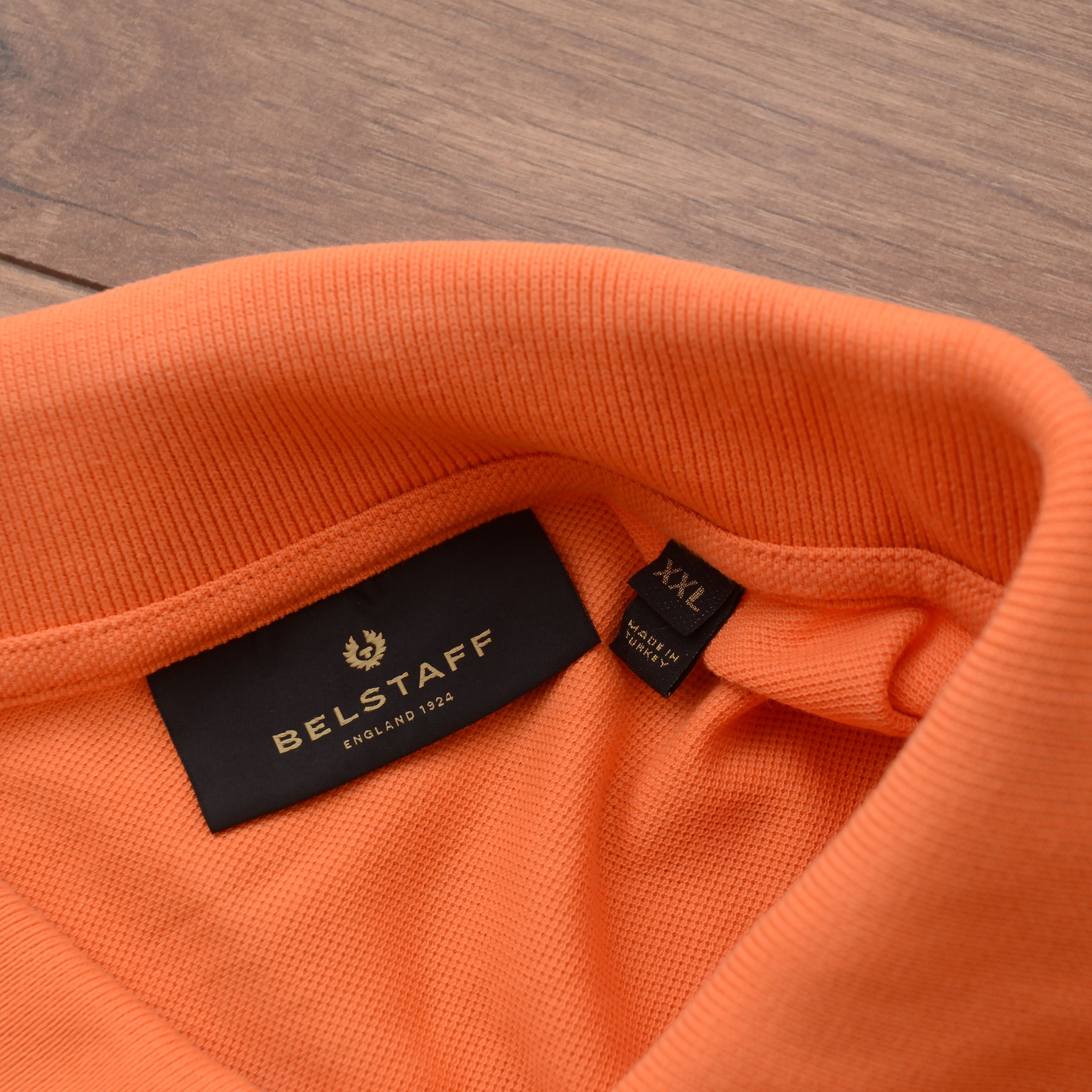 Belstaff Belstaff Polo T-Shirt XL/XXL Orange Lightweight Cotton Size US XXL / EU 58 / 5 - 17 Thumbnail