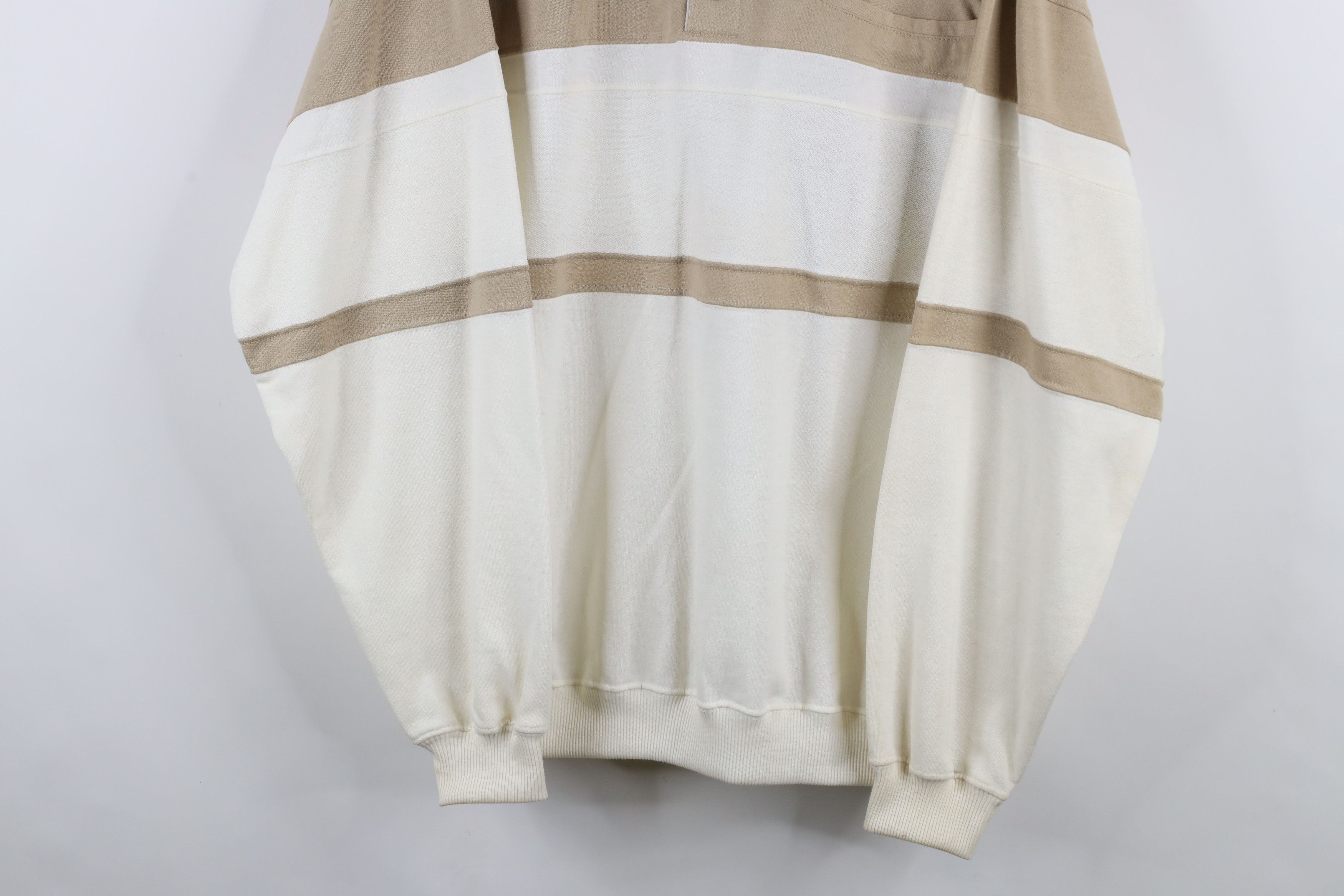 Vintage Deadstock Vintage 90s Streetwear Collared Pullover Polo Size US L / EU 52-54 / 3 - 3 Thumbnail