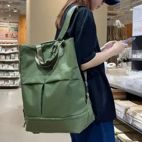Japanese Brand × Vintage Utility capacity grunge nylon waterproof tote bag backpack Size ONE SIZE - 2 Thumbnail