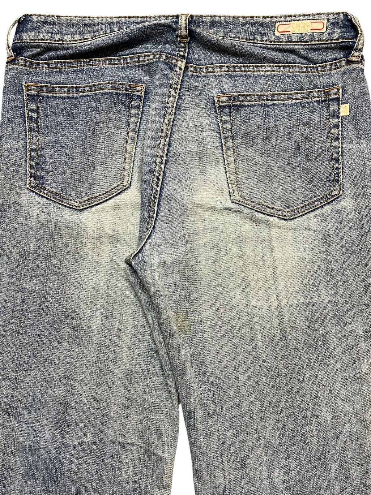 Hysteric Glamour Vintage Japan Brand Blue Wash Faded Style Flare Wide Leg Size US 30 / EU 46 - 6 Thumbnail