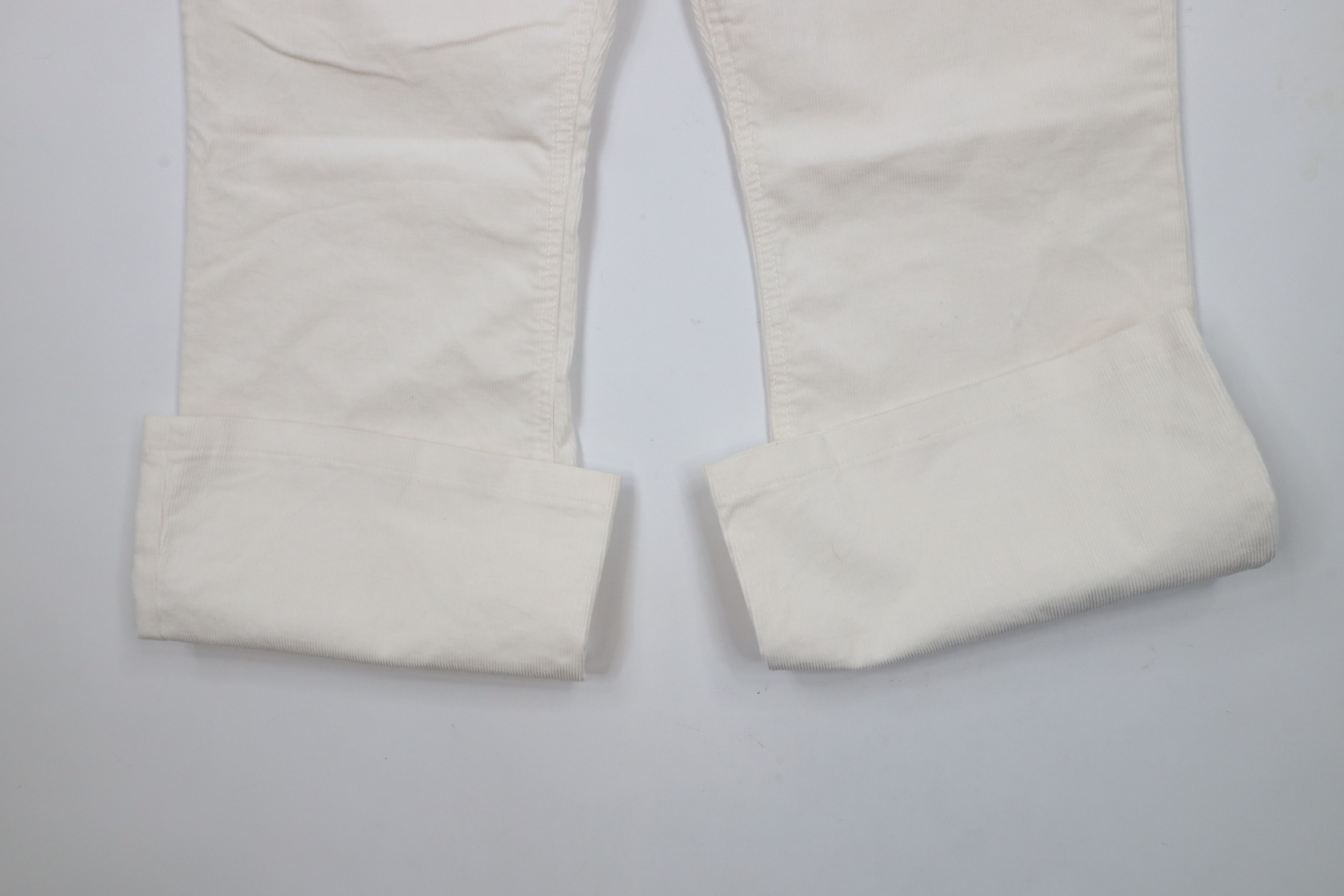 Gap × Vintage Vintage Y2K Gap Flare High Rise Corduroy Chino Pants Cream Size 32" / US 10 / IT 46 - 5 Thumbnail